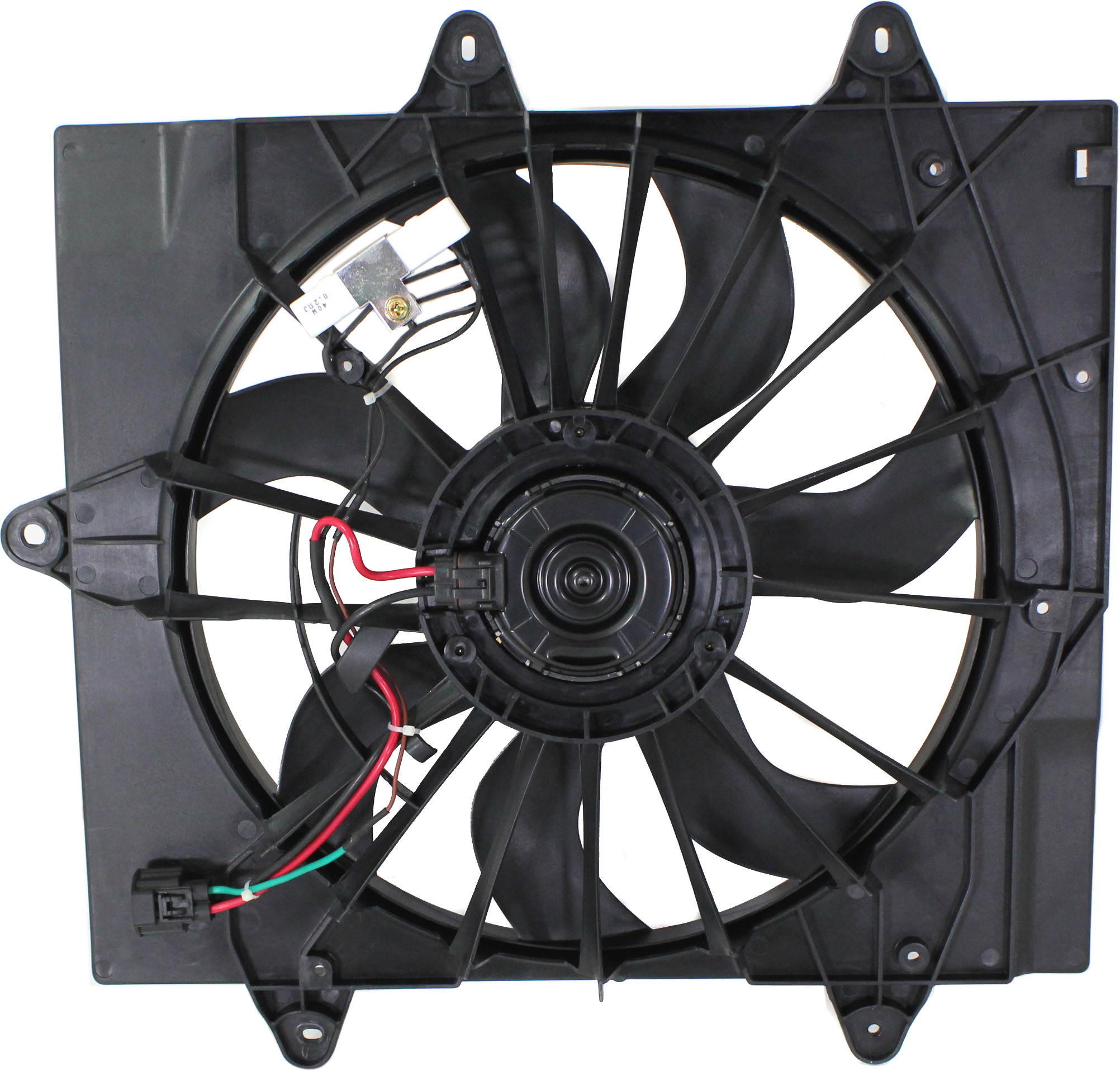 AM PT CRUISER 04-05 RADIATOR FAN ASSEMBLY w Turbo Single Plug SKU C160927 Partslink CH3115144 OEM 5127726AA