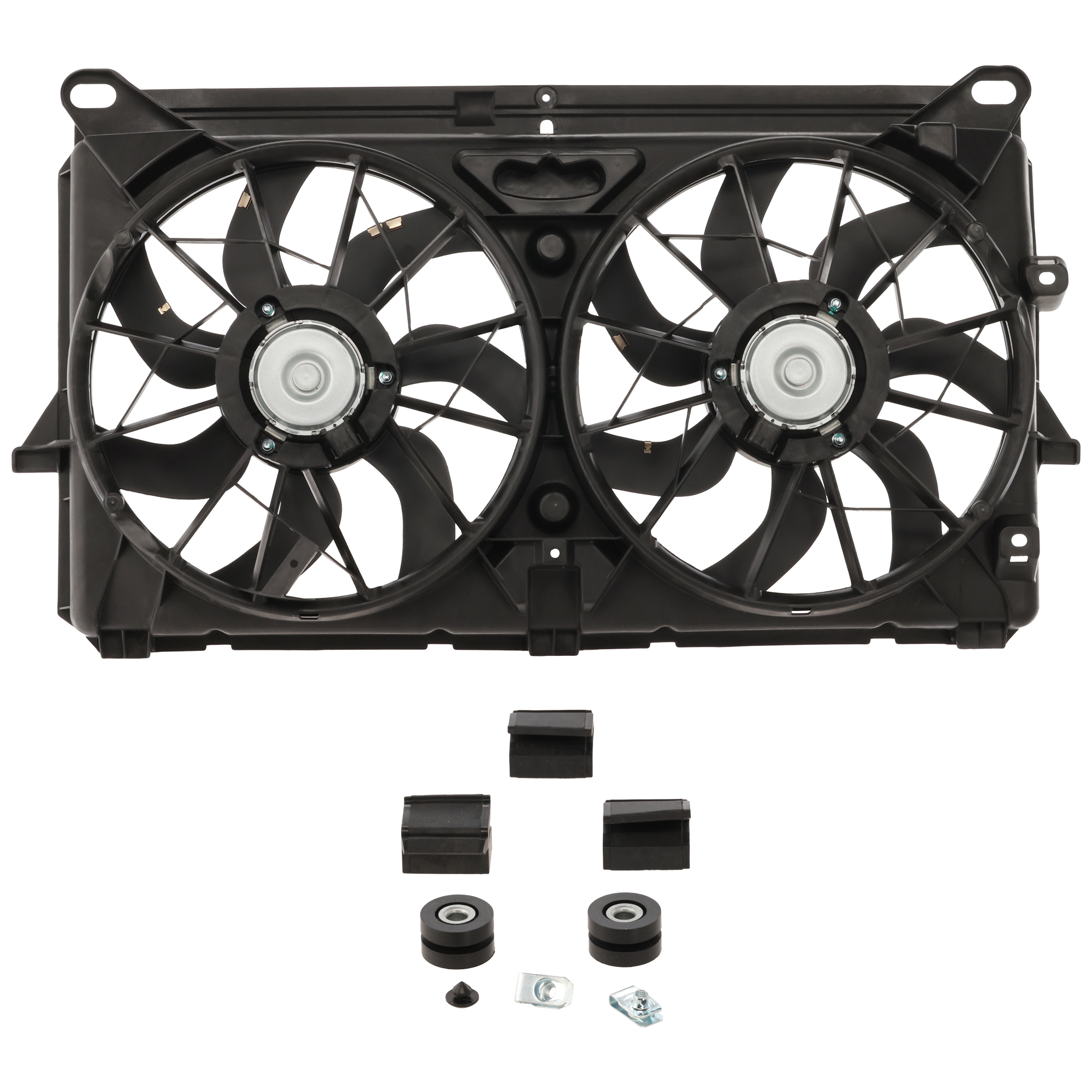 AM SILVERADO P U 07-13 RADIATOR FAN SHROUD ASSEMBLY w o Extra Duty Cooling SKU C160939 Partslink GM3115211 OEM 15780788 PFM