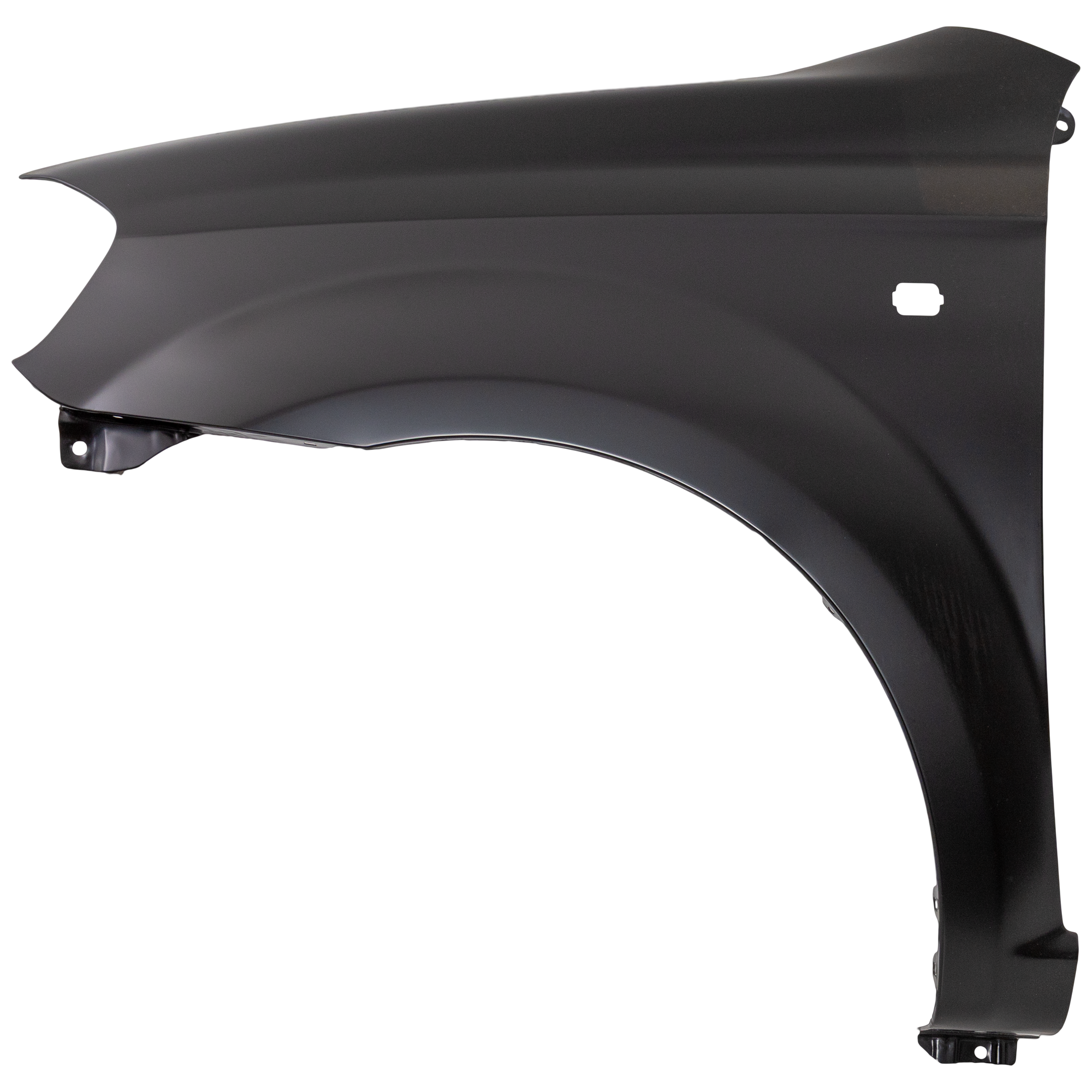 AM AVEO 07-08 FRONT FENDER LH Primed Sedan w Signal Light Holes CAPA SKU C220184Q Partslink GM1240334C OEM 95198265