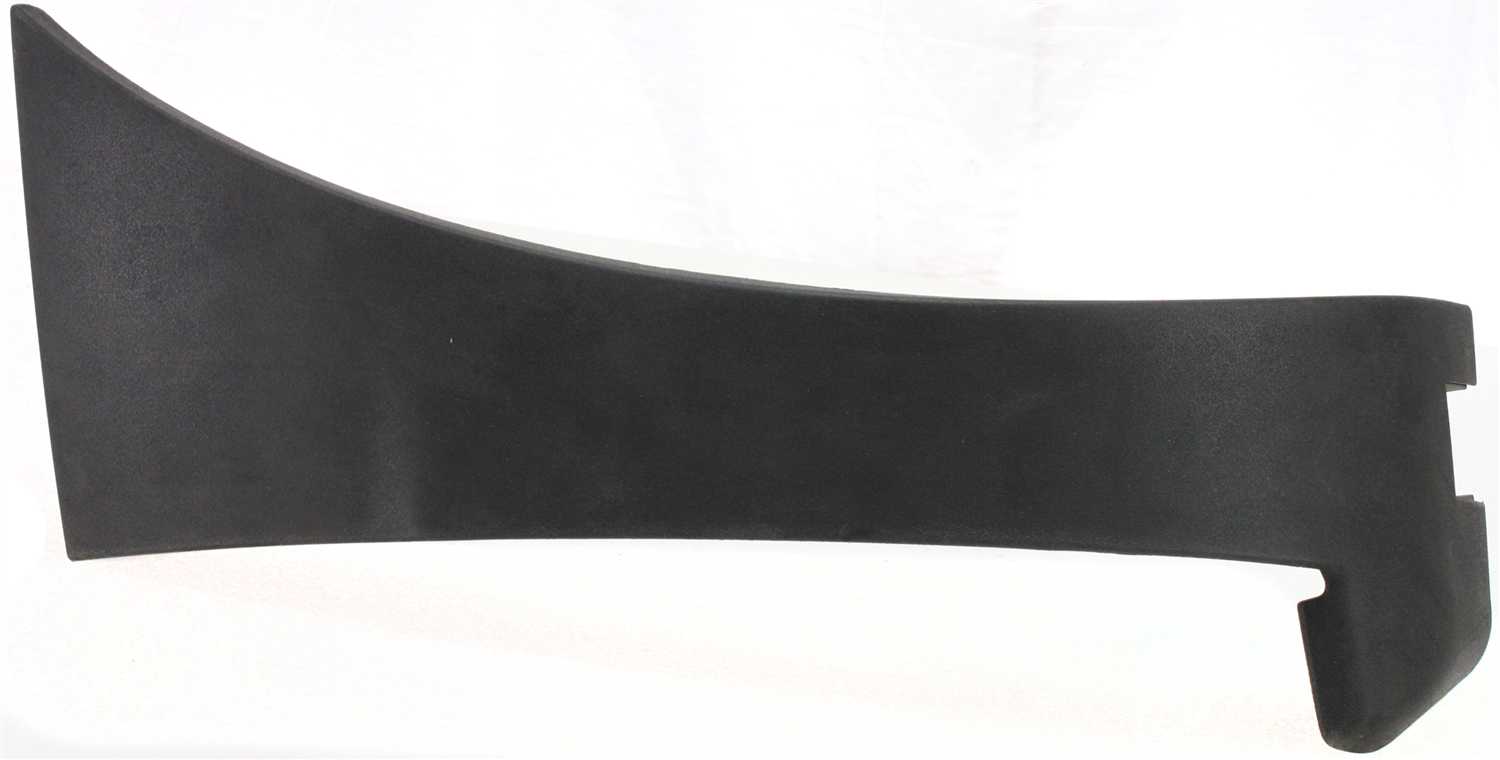 AM AVALANCHE 03-06 Front Fender Molding RH Lower Cladding Trim Black SKU C224103 Partslink GM1293112 OEM 93801787