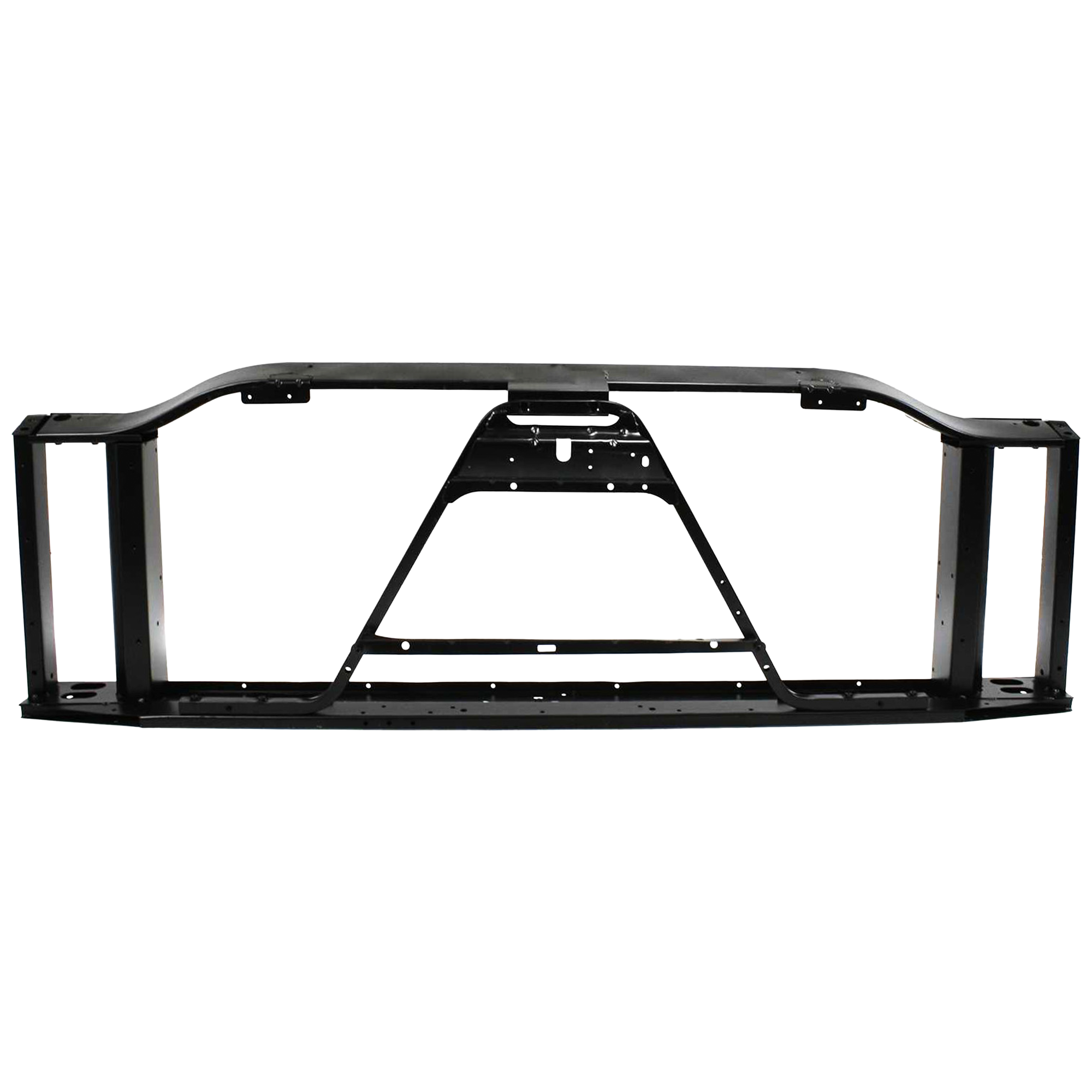 AM SILVERADO P U 03-06 RADIATOR SUPPORT Assembly Black Steel Includes 2007 Classic SKU C250116 Partslink GM1225222 OEM 15205902