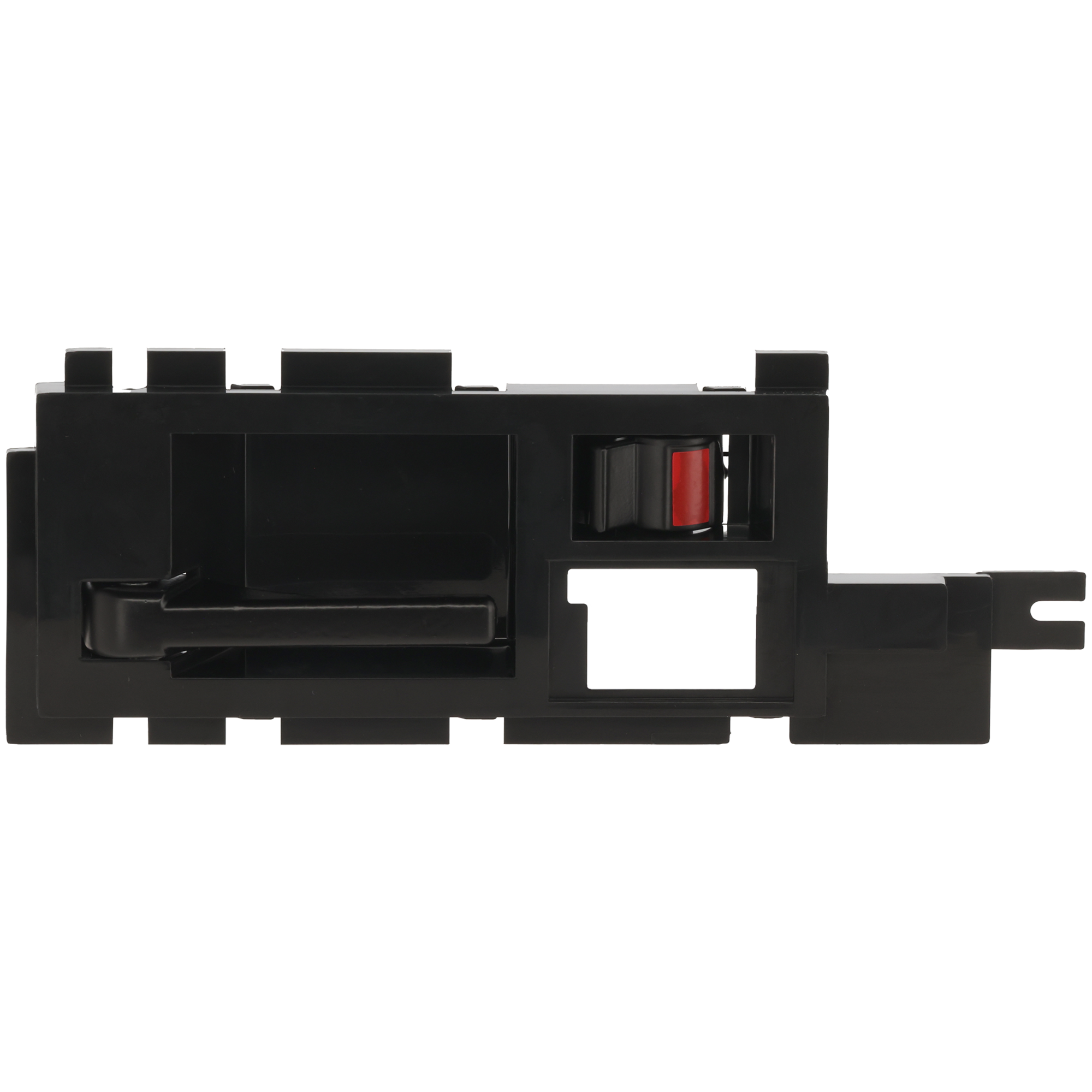 AM S10 JIMMY 86-90 FRONT INTERIOR DOOR HANDLE LH w Black Lever SKU C462104 Partslink GM1352114 OEM 15658581-15590989