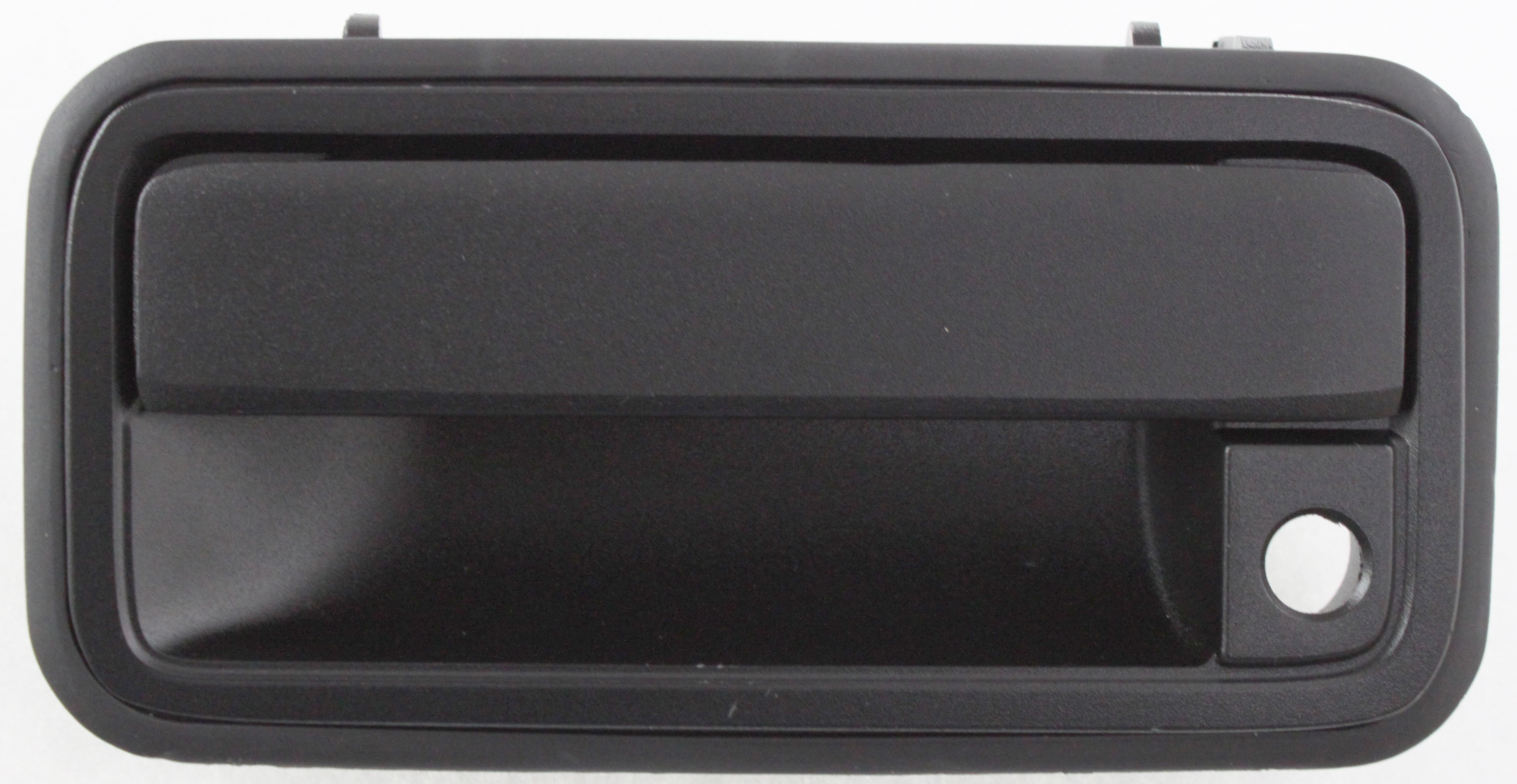 AM C K FULL SIZE P U 88-00 EXTERIOR FRONT DOOR HANDLE LH Textured Black Metal Lever Plastic Bezel SKU C462112 Partslink GM1310132 OEM 15742229