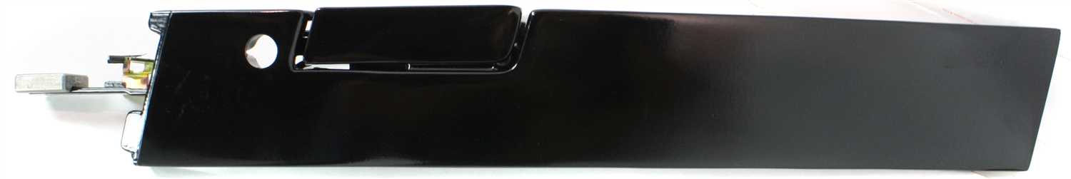 AM LUMINA 90-94 EXTERIOR FRONT DOOR HANDLE RH Metal Primed With Keyhole And Molding Coupe SKU C462145 Partslink GM1311106 OEM 16627462