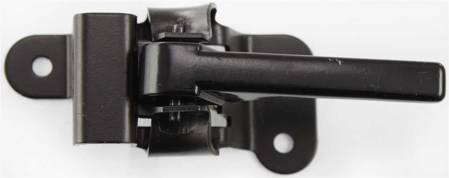 AM ASTRO SAFARI 85-92 FRONT INTERIOR DOOR HANDLE LH Metal Smooth Black SKU C462158 Partslink GM1352107 OEM 15681943