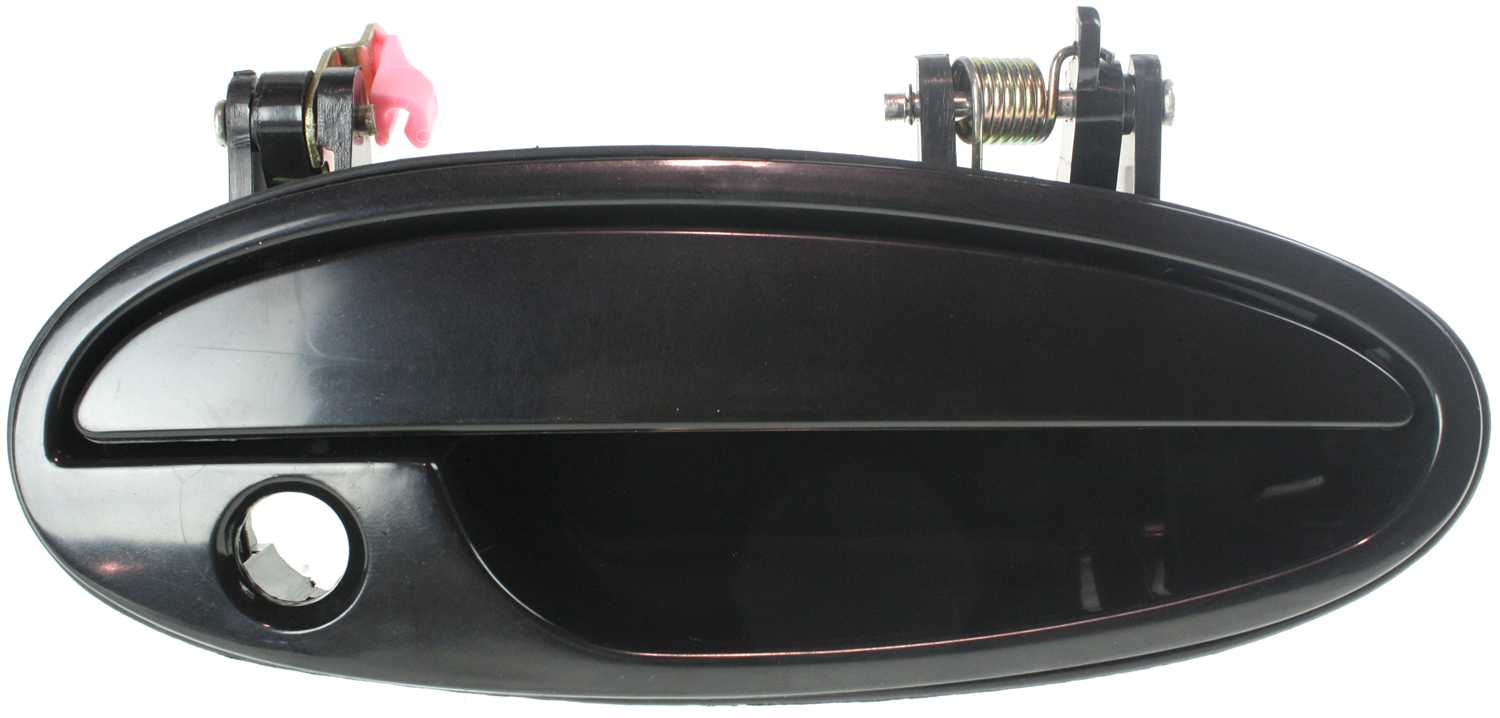 AM IMPALA 00-05 FRONT EXTERIOR DOOR HANDLE RH Plastic Black w Keyhole Paint to Match SKU C462169 Partslink GM1311133 OEM 10435890