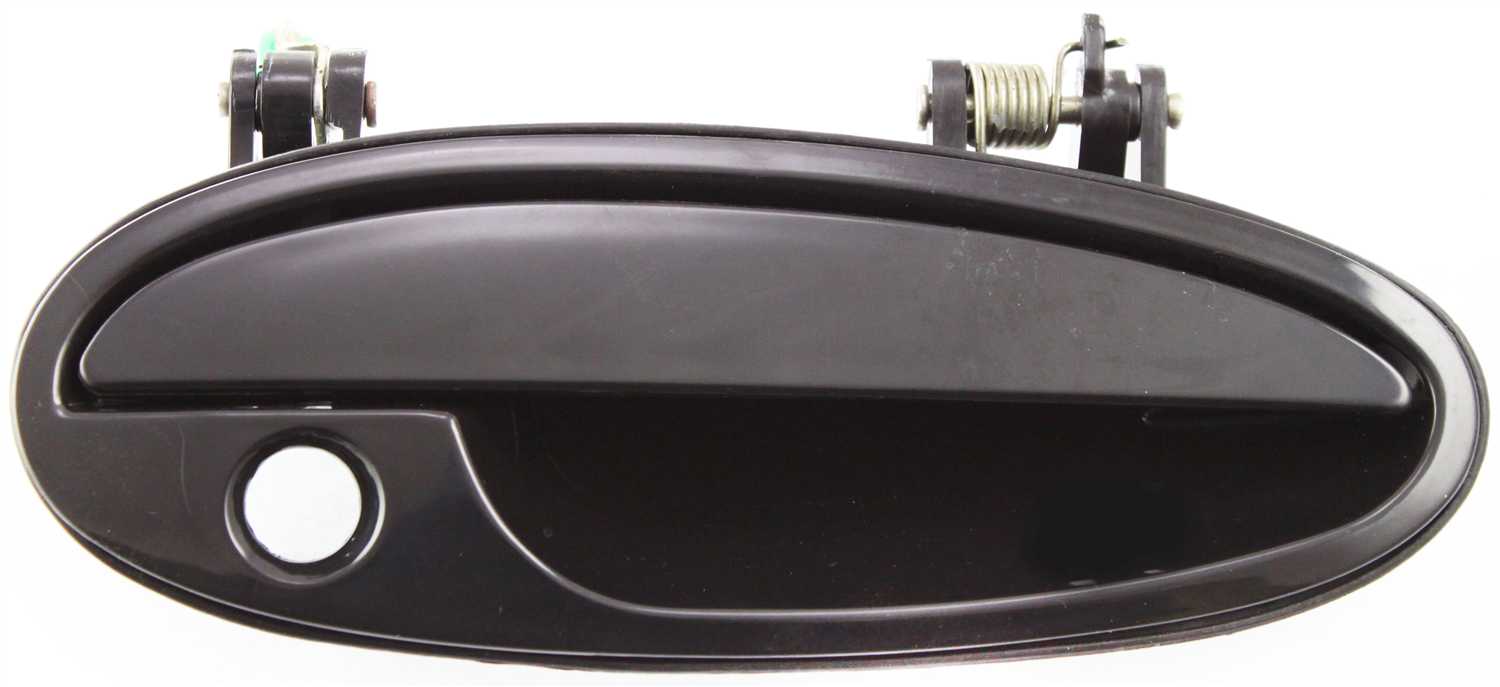 AM GRAND PRIX 97-08 FRONT EXTERIOR DOOR HANDLE RH Smooth Black w Keyhole SKU C462175 Partslink GM1311134 OEM 10439371-10439527