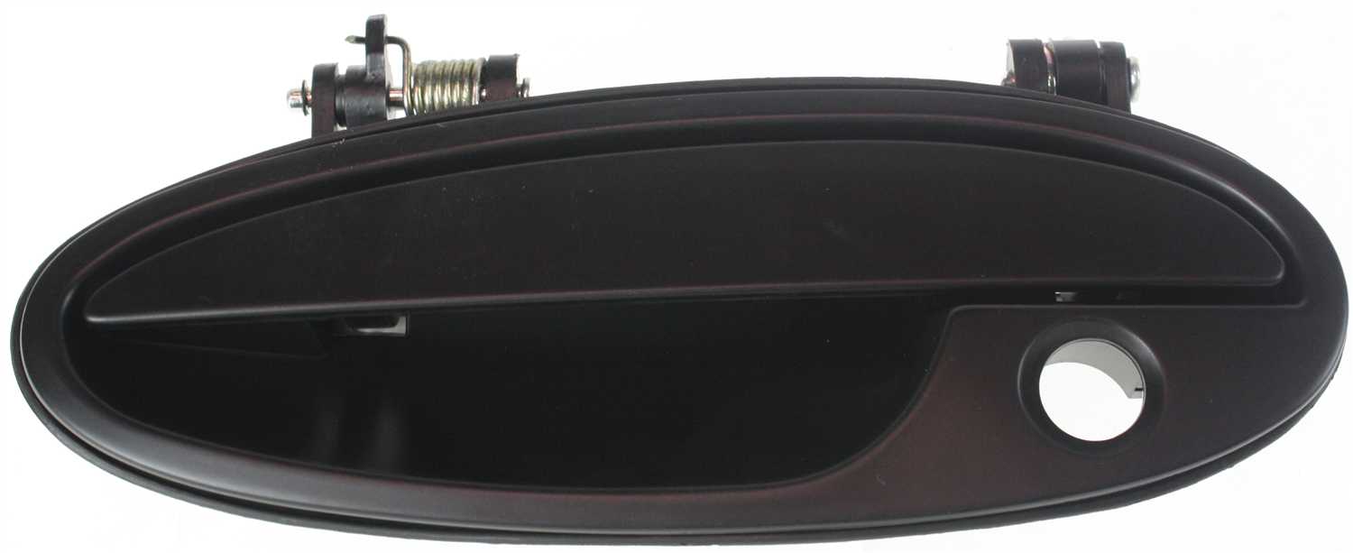 AM GRAND PRIX 97-08 FRONT EXTERIOR DOOR HANDLE LH Smooth Black w Keyhole SKU C462176 Partslink GM1310134 OEM 10439372