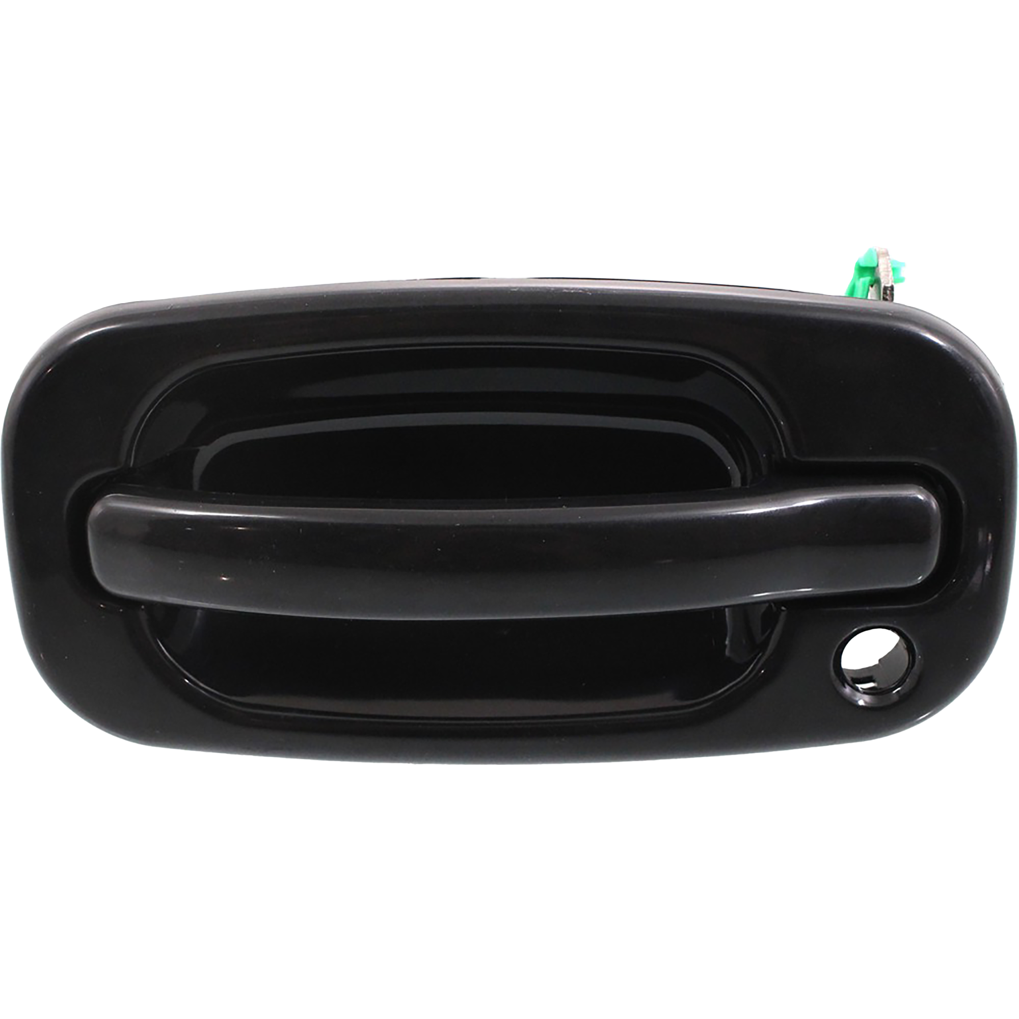 AM SILVERADO SIERRA 99-06 FRONT EXTERIOR DOOR HANDLE LH Smooth Black w Keyhole Includes 2007 Classic SKU C462188 Partslink GM1310140 OEM 15150735-19245505