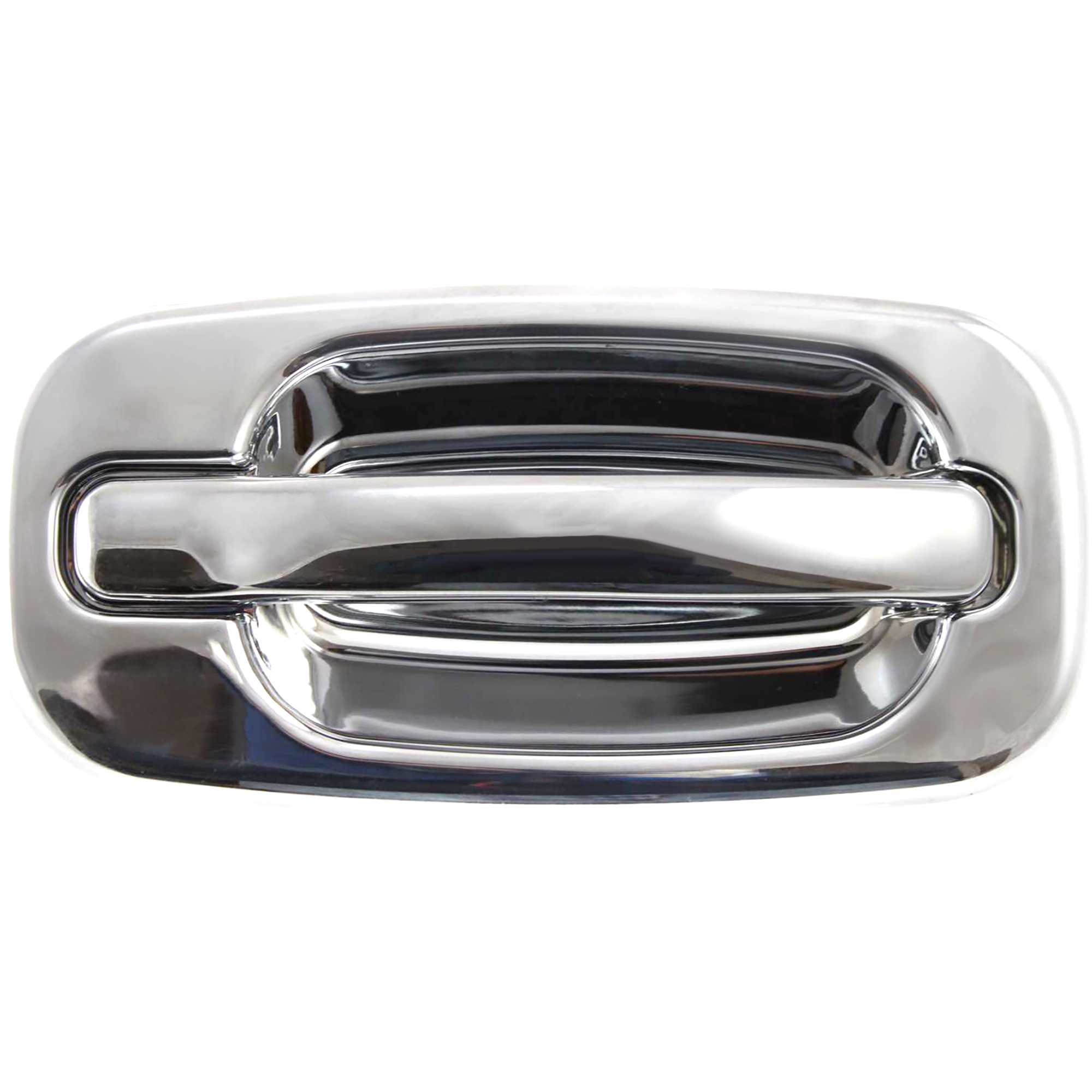 AM SILVERADO SIERRA 99-06 FRONT EXTERIOR DOOR HANDLE RH All Chrome w o Keyhole Includes 2007 Classic SKU C462327 OEM 15745149 PFM 15034985 PFM