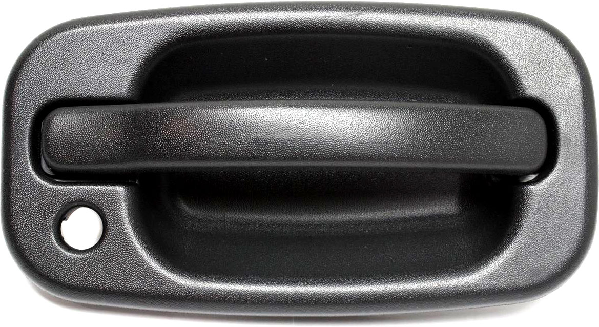 AM TAHOE YUKON 00-06 REAR EXTERIOR DOOR HANDLE Back Door Textured Black Split Type Door SKU C491323 Partslink GM1820105 OEM 15095436