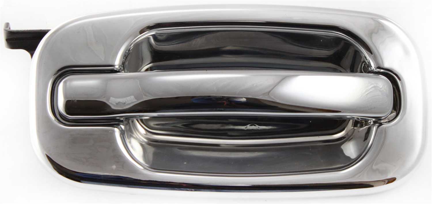 AM SILVERADO SIERRA 99-06 REAR EXTERIOR DOOR HANDLE RH All Chrome Crew Cab Includes 2007 Classic SKU C491361 OEM 15721572Chrome