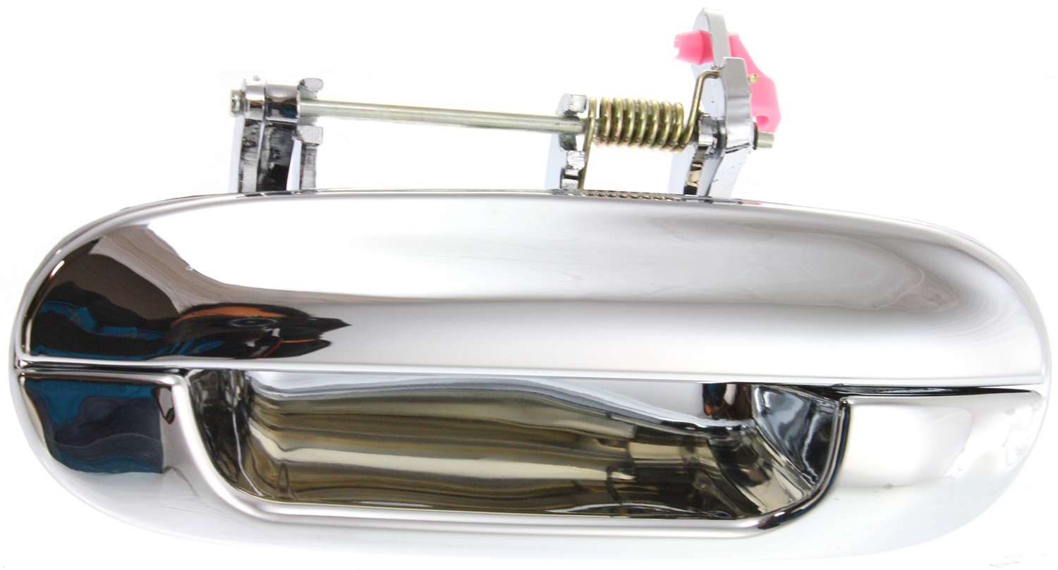AM TRAILBLAZER ENVOY 02-09 REAR EXTERIOR DOOR HANDLE LH Chrome 2 row seating only SKU C491370 OEM 15188971 PFM