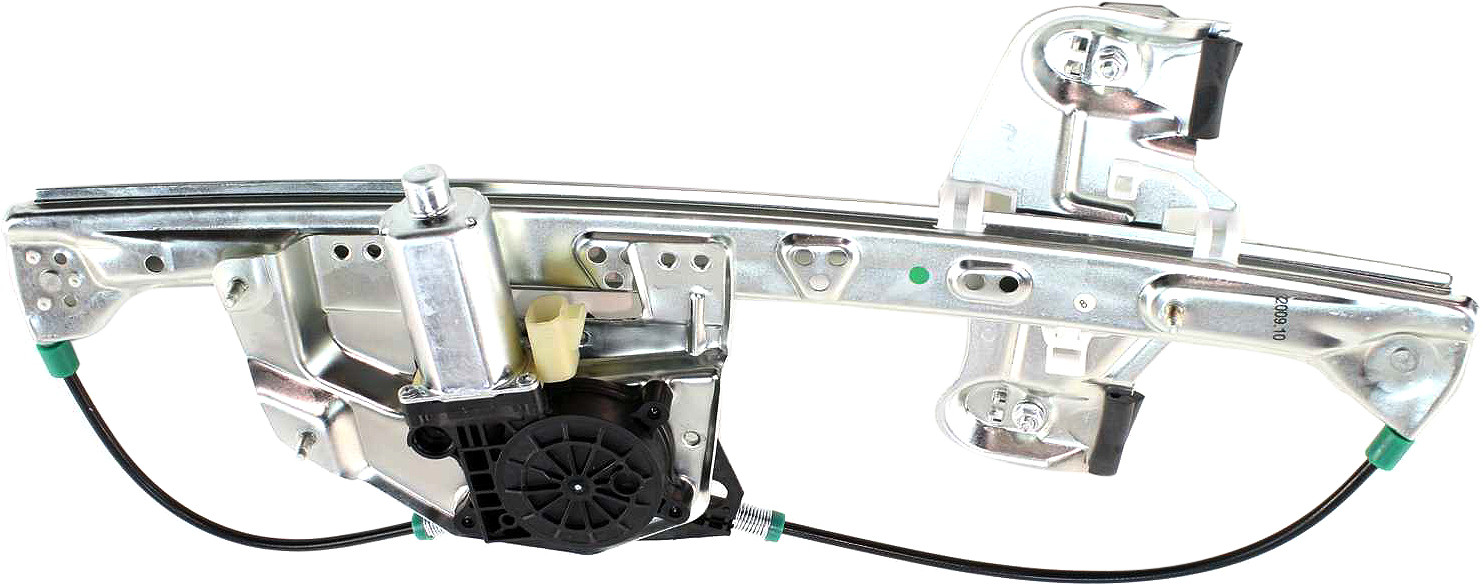 AM DEVILLE 00-05 REAR WINDOW REGULATOR LH Power w Motor Sedan SKU C491710 Partslink GM1550119 OEM 19244838