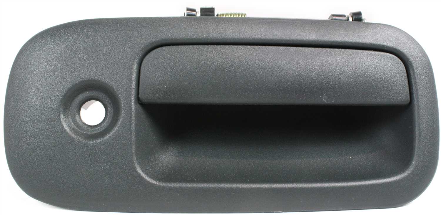 AM EXPRESS SAVANA VAN 96-02 EXTERIOR REAR DOOR HANDLE RH Side Hinged Door Textured Black SKU C494702 Partslink GM1513104 OEM 25942274