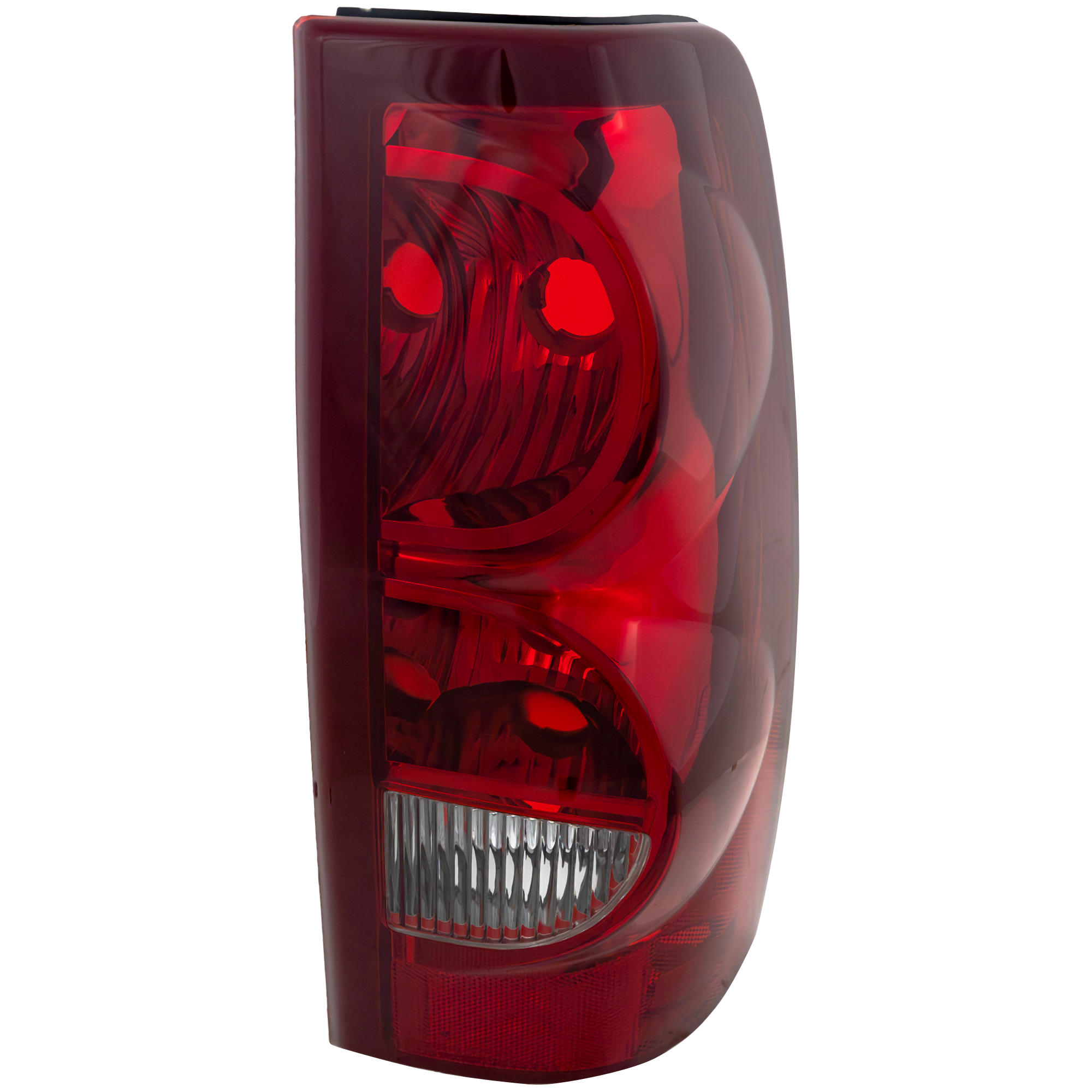 AM SILVERADO 1500-2500-03-03 TAIL LAMP RH Lens and Housing Fleetside CAPA SKU C730107Q OEM 19169003 PFM