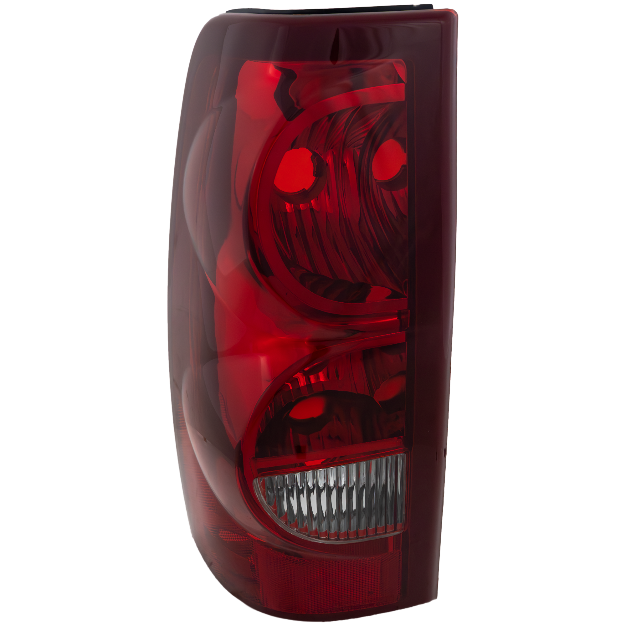 AM SILVERADO 1500-2500-03-03 TAIL LAMP LH Lens and Housing Halogen Fleetside SKU C730108 OEM 19169002 PFM
