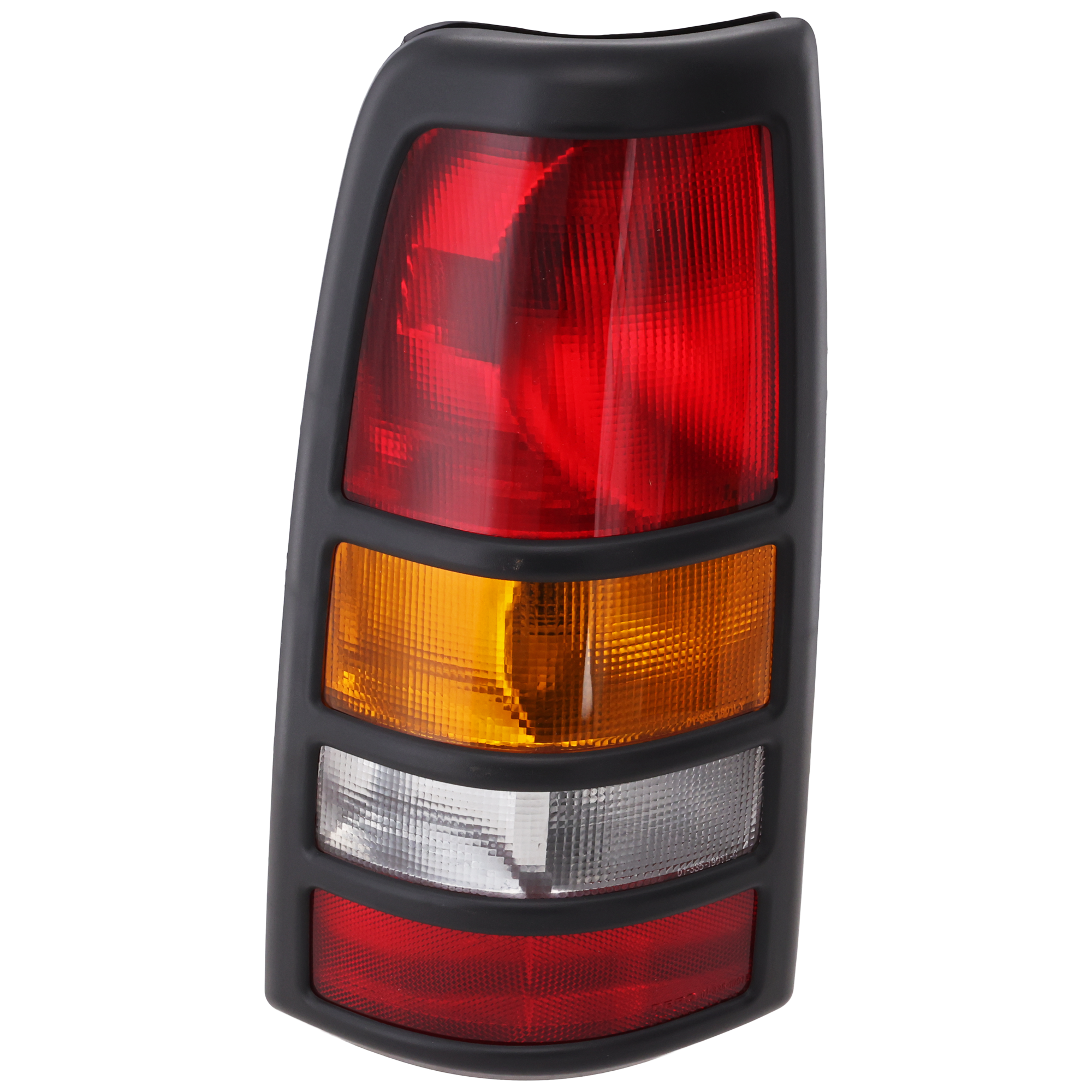 AM SILVERADO SIERRA 3500-01-03 TAIL LAMP LH Assembly w Black Bezel Fleetside SKU C730150 Partslink GM2800166 OEM 19169019