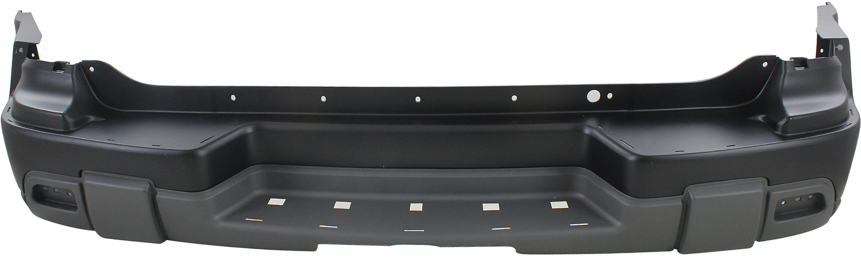 AM TRAILBLAZER 02-07 REAR BUMPER COVER Primed w Textured Bottom SKU C760108P Partslink GM1100663 OEM 89045604