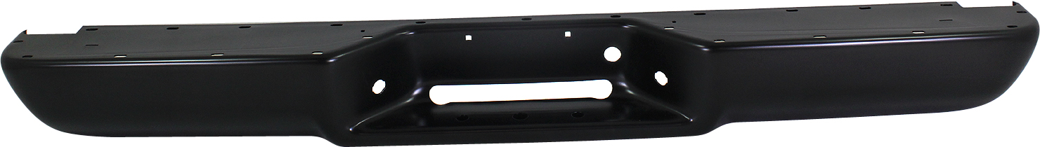 AM C K SERIES P U 88-00 STEP BUMPER FACE BAR ONLY w o Pad w Pad Provision w o Mounting Bracket Powdercoated Black w o Impact Strip Holes Fleetside SKU C760703 Partslink GM1102305 OEM 15025374