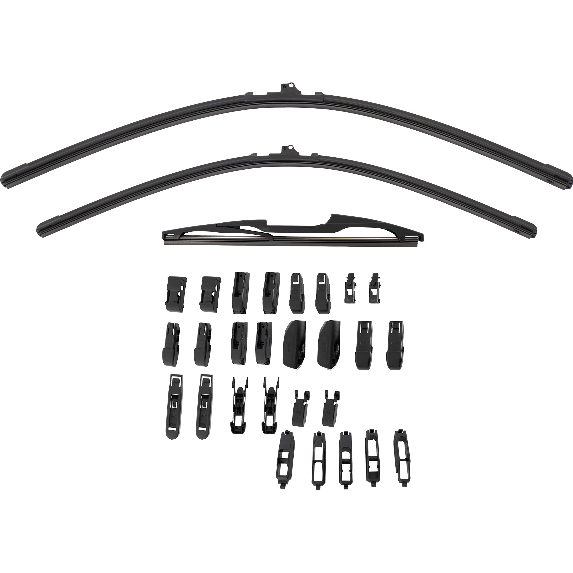 AM GRAND CHEROKEE 14-21 GRAND CHEROKEE WK 22-22 FRONT BEAM AND REAR WIPER BLADE SET 22in. Driver Side 21in. Passenger Side and 11in. Rear Molded Plastic Blade Set of 3 SKU CBS2221RP11-3