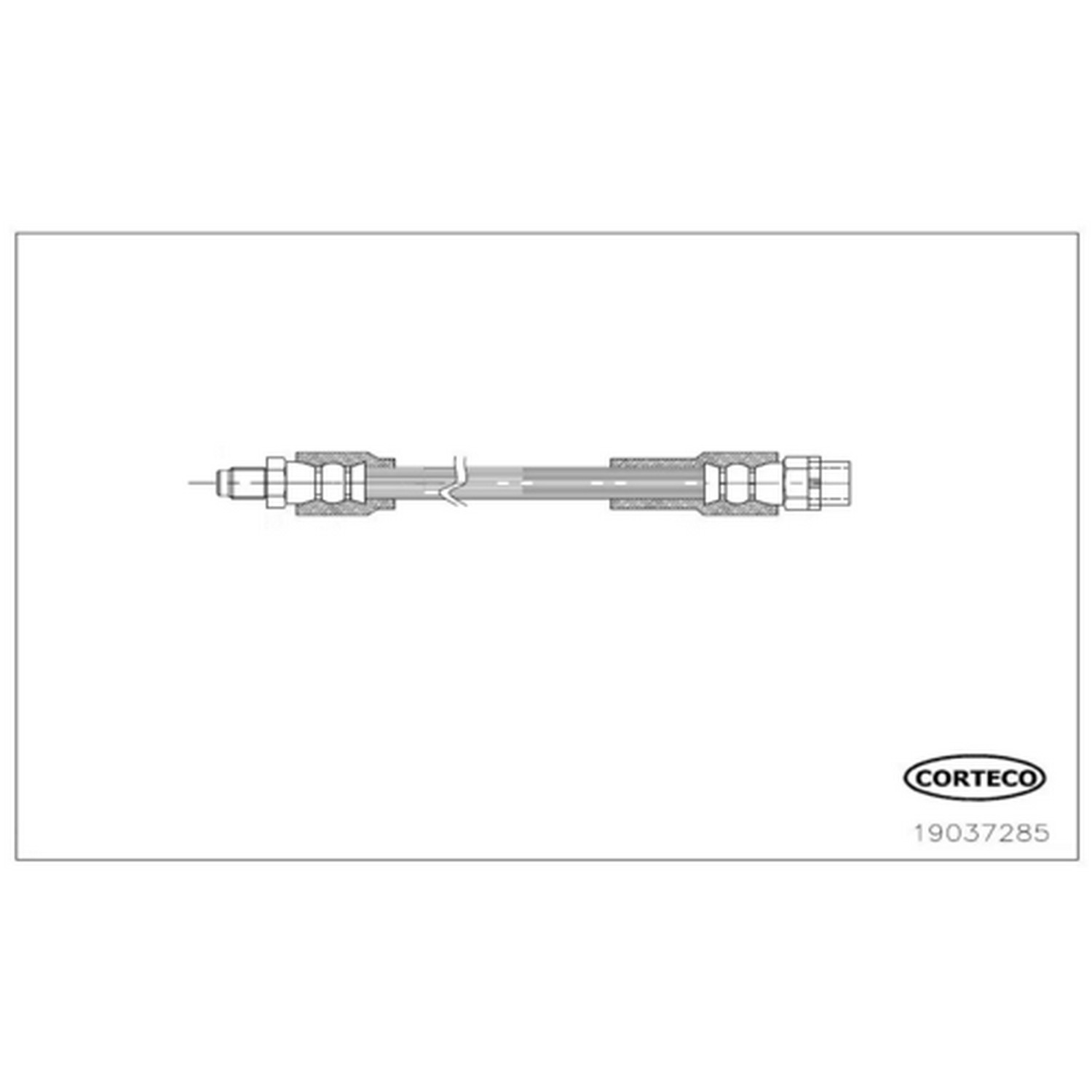 AM Brake Line SKU CFW19037285 OEM 34306797527-34306887447