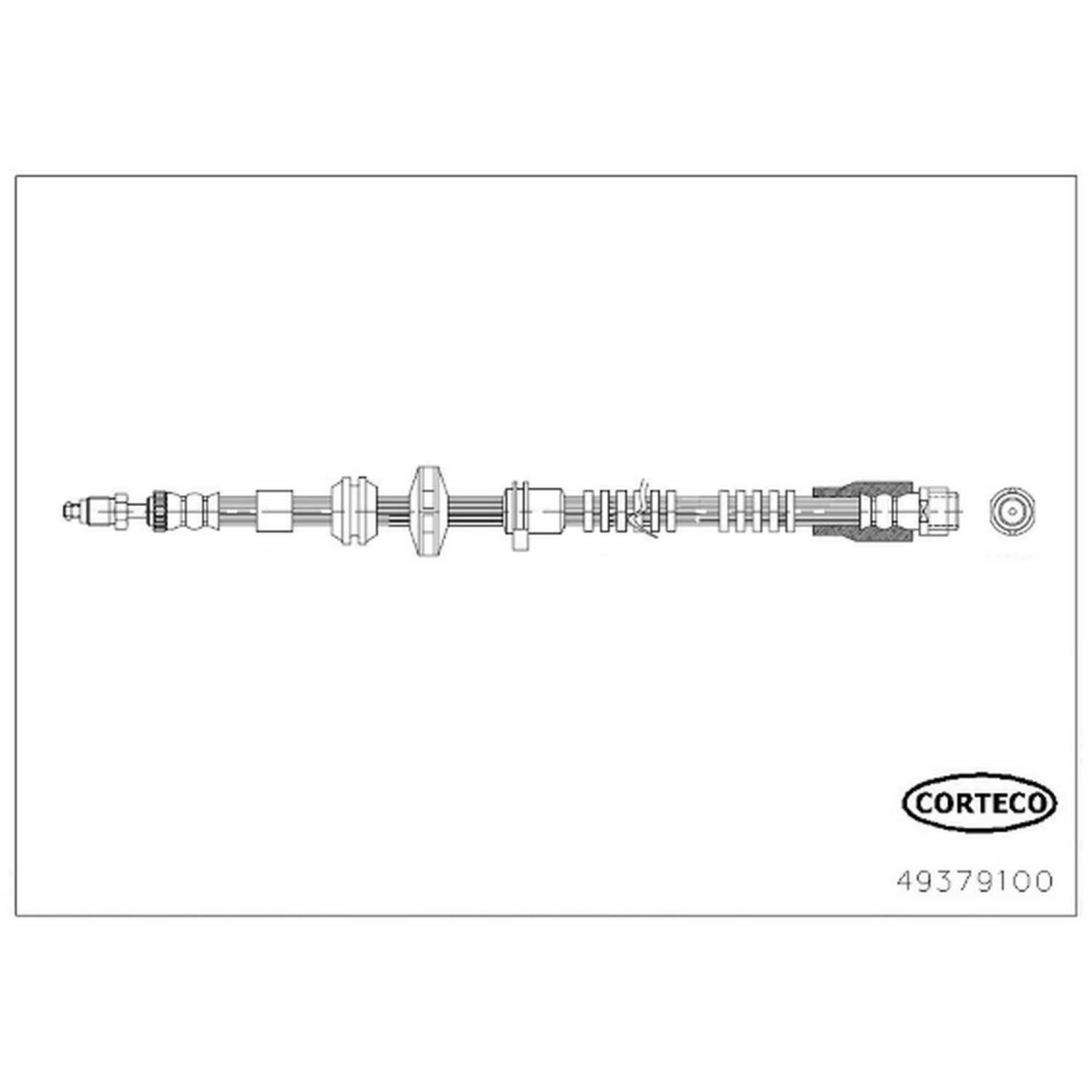 AM Brake Line SKU CFW49379100 OEM 34326775261-34326862799