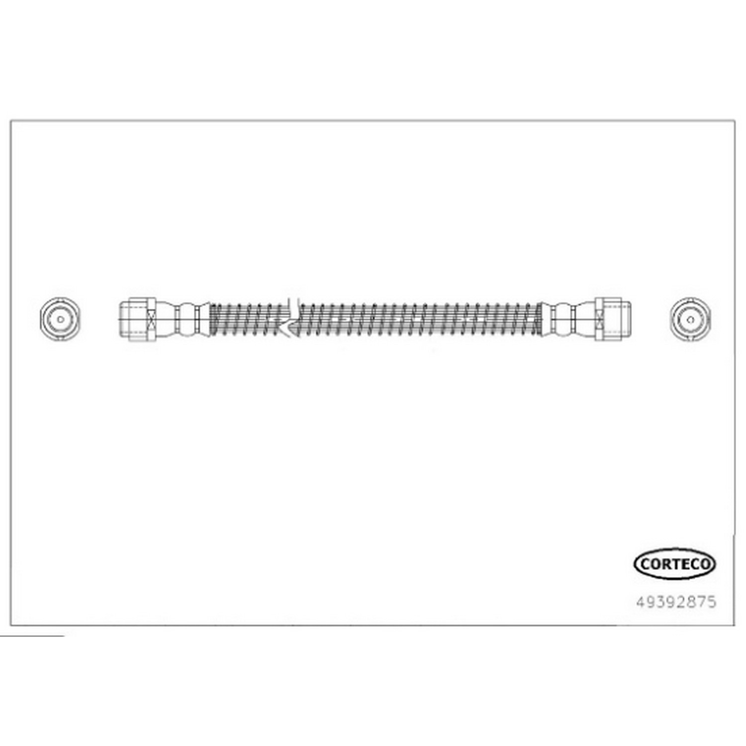 AM Brake Line SKU CFW49392875 OEM 99635513900-99635513901-996355