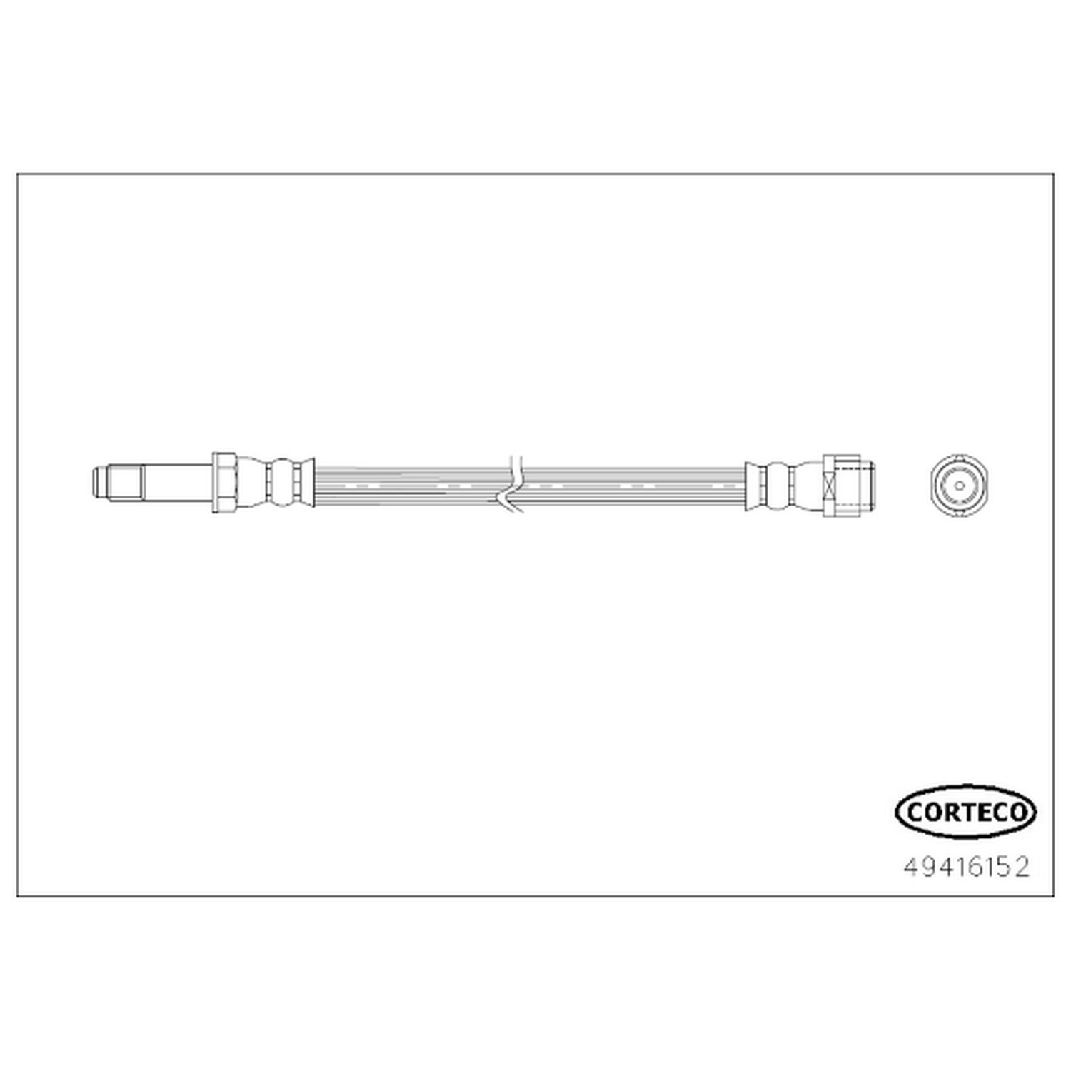 AM Brake Line SKU CFW49416152 OEM 9064280535-9064281235-90642829