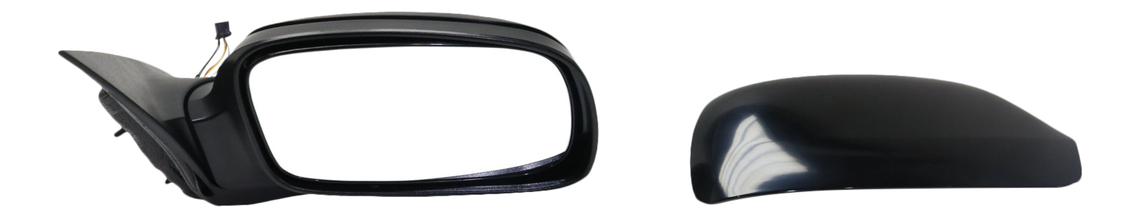 AM PACIFICA 06-08 MIRROR RH Power Manual Folding Heated Paintable Textured 2 Caps No Auto dimming and Memory SKU CH40ER Partslink CH1321297 OEM 5113602AB