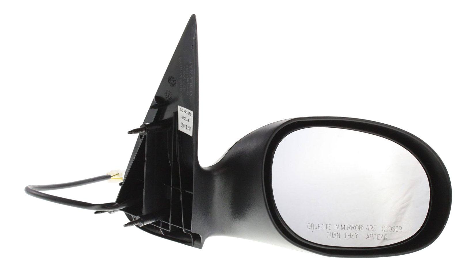 AM PT CRUISER 03-03 MIRROR RH Power Non Folding Non Heated Textured SKU CH42ER Partslink CH1321207 OEM 5067132AD