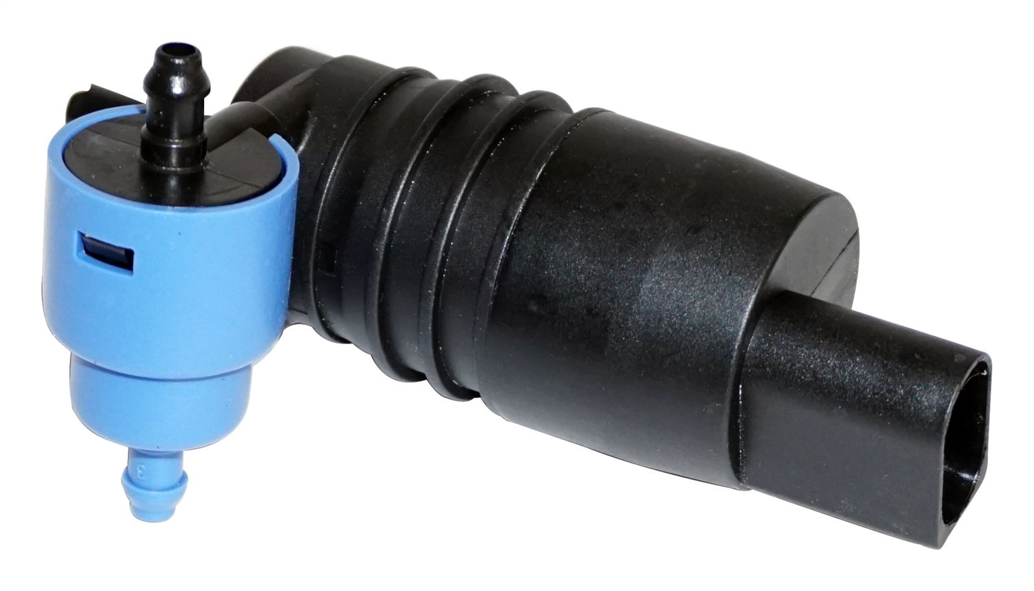 AM Blue Black Plastic Front Use Existing Hardware Front Washer Pump Sold Individually 1 year or 12-000 mile Crown limited warranty SKU CR5179153AC