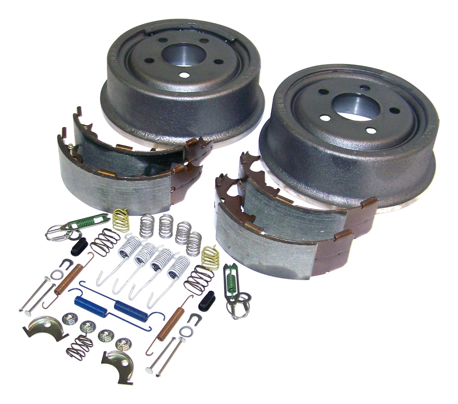 AM Multi Colors Metal Kit Included Rear Left or Right Rear Drum Brake Service Kit Includes Drums Shoe Set and All Necessary Hardware SKU CR52005350KE