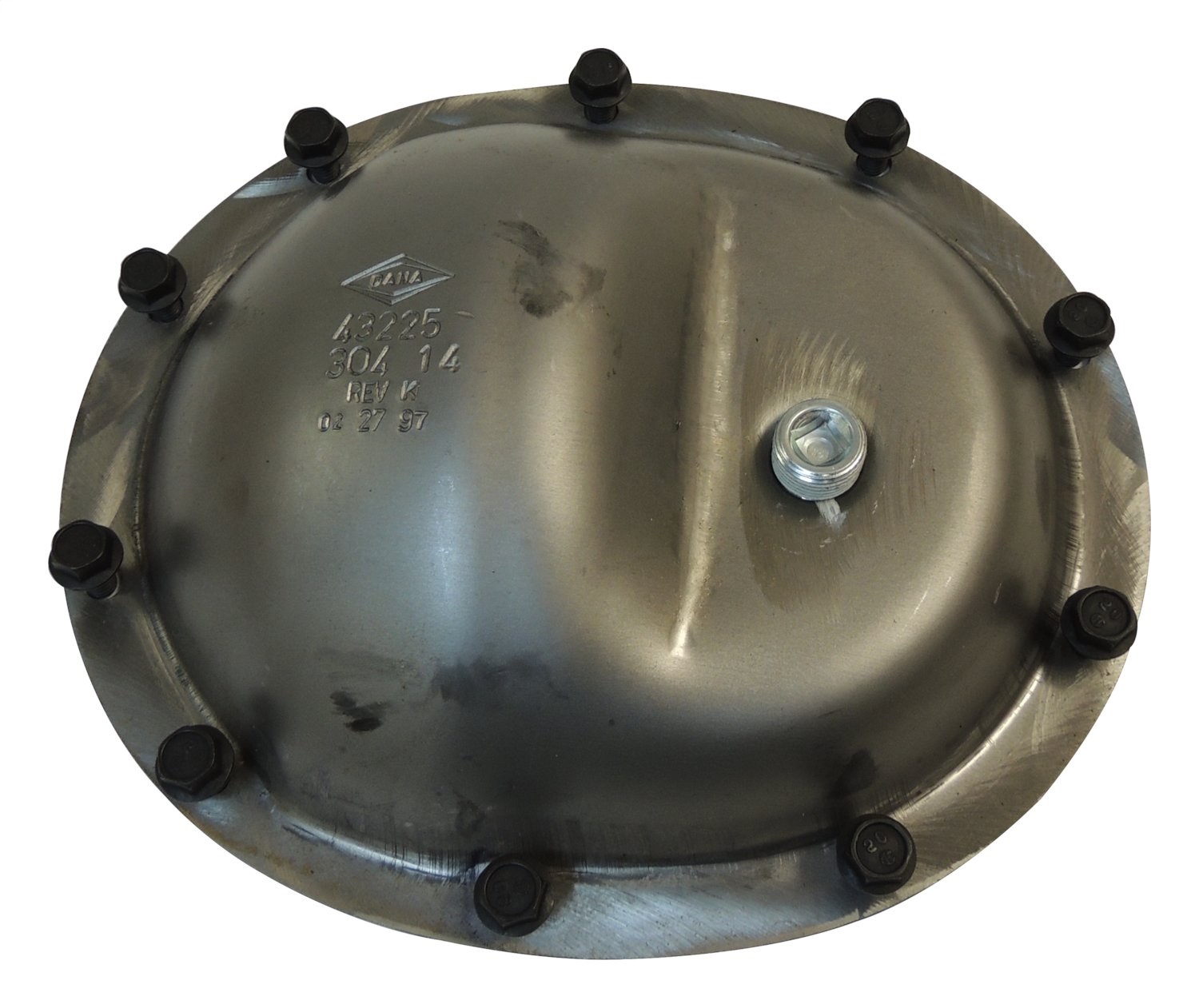 AM Metal Kit Included Rear w Dana 35 Rear Axle Differential Cover Kit Includes Differential Cover Fill Plug and Hardware SKU CR5252493 OEM 74208X 5012811AA