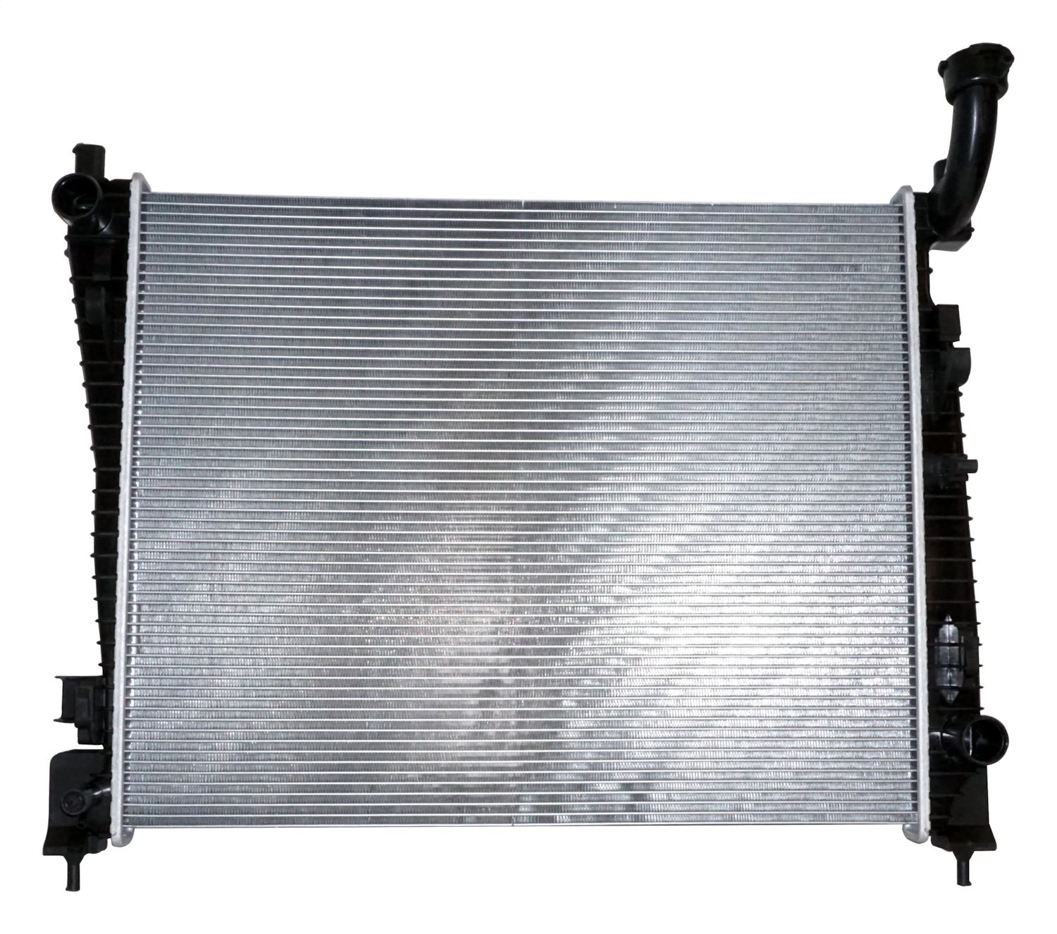 AM Black Unpainted Aluminum Plastic Use Existing Hardware Sold Individually 1 year or 12-000 mile Crown limited warranty SKU CR55038001AH