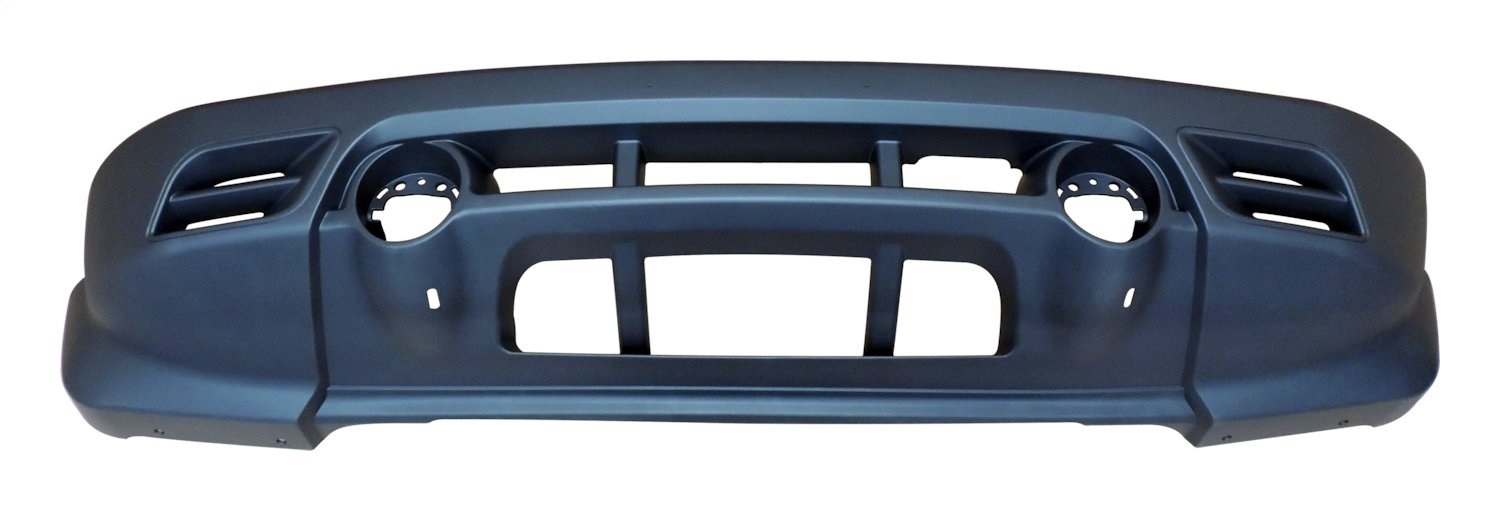 AM Direct Fit Black Plastic Front Lower w Fog Lamps w o Tow Hooks w o Chrome Trim Under Fog Lights Textured Front Lower Fascia Sold Individually Use Existing Hardware SKU CR68091523AA