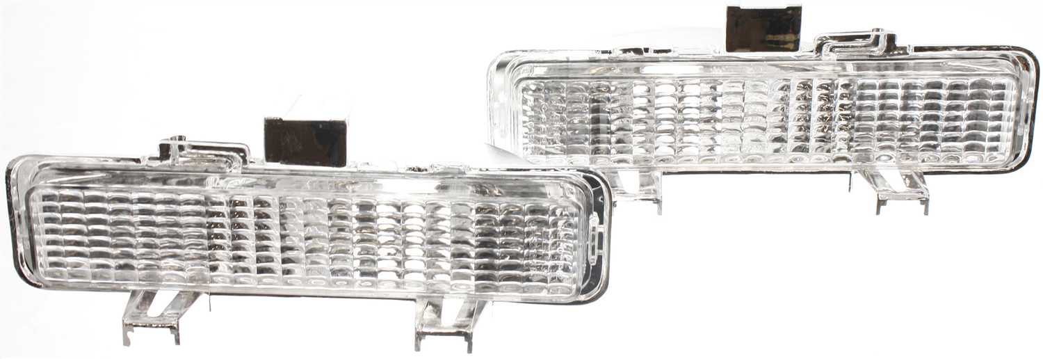 AM S10 PICKUP 82-93 CLEAR SIGNAL LAMP RH and LH Assembly SKU CS8293CBL
