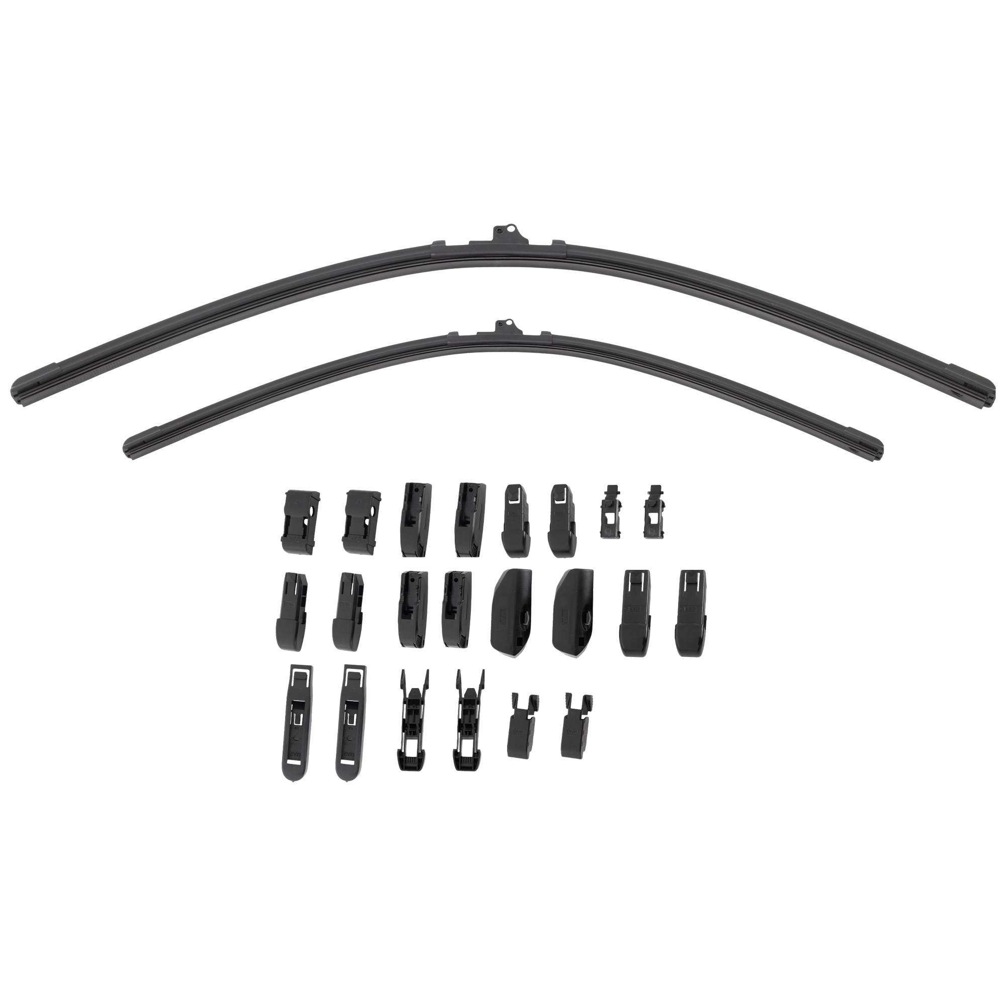 AM SENTRA 03-06 YARIS IA 17-18 YARIS 16-20 FRONT BEAM WIPER BLADE SET 22in. Driver Side and 17in. Passenger Side Set of 2 SKU CSB2217-2