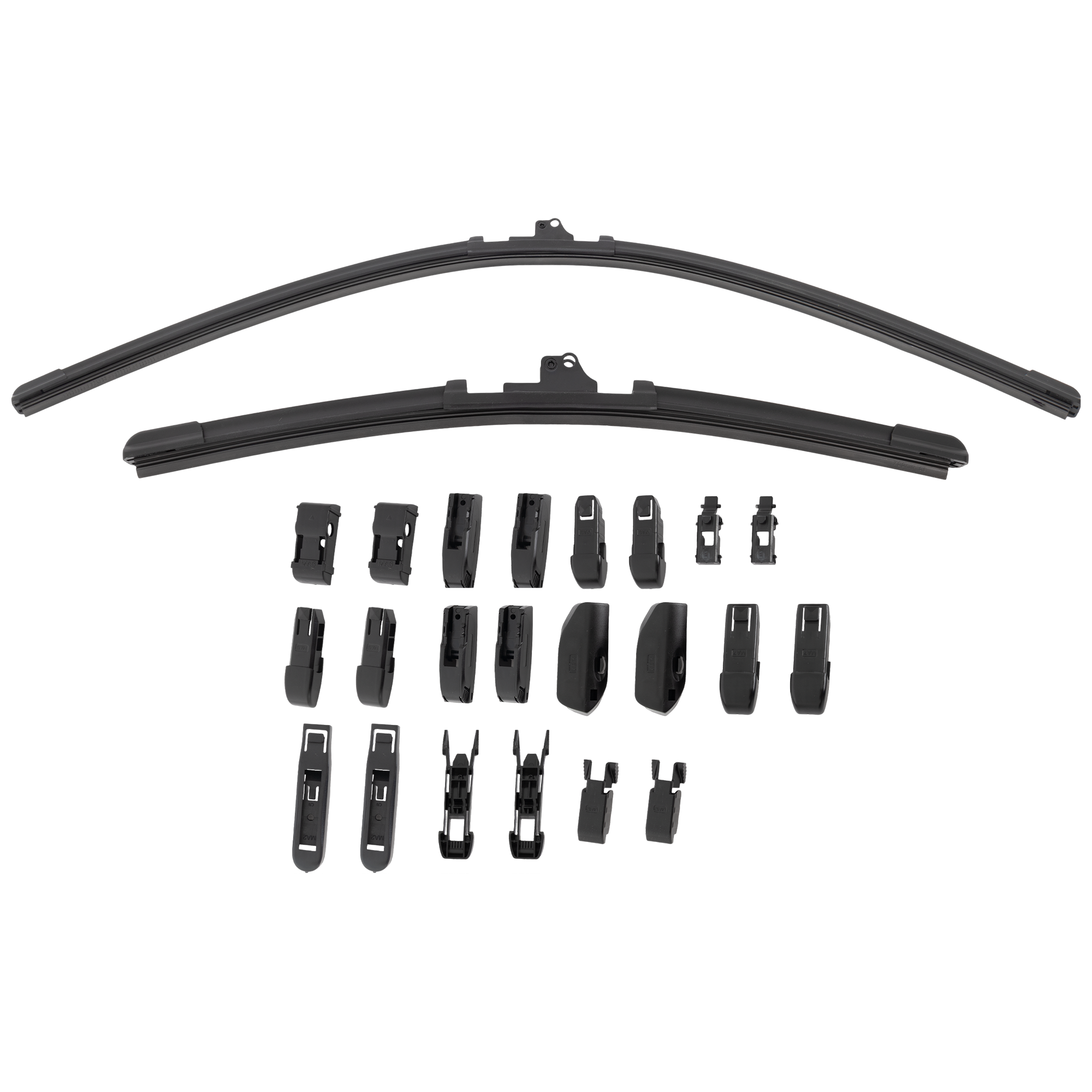 AM CAMRY 02-06 FUSION 06-12 FRONT BEAM WIPER BLADE SET 24in. Driver Side and 19in. Passenger Side Set of 2 SKU CSB2419-2