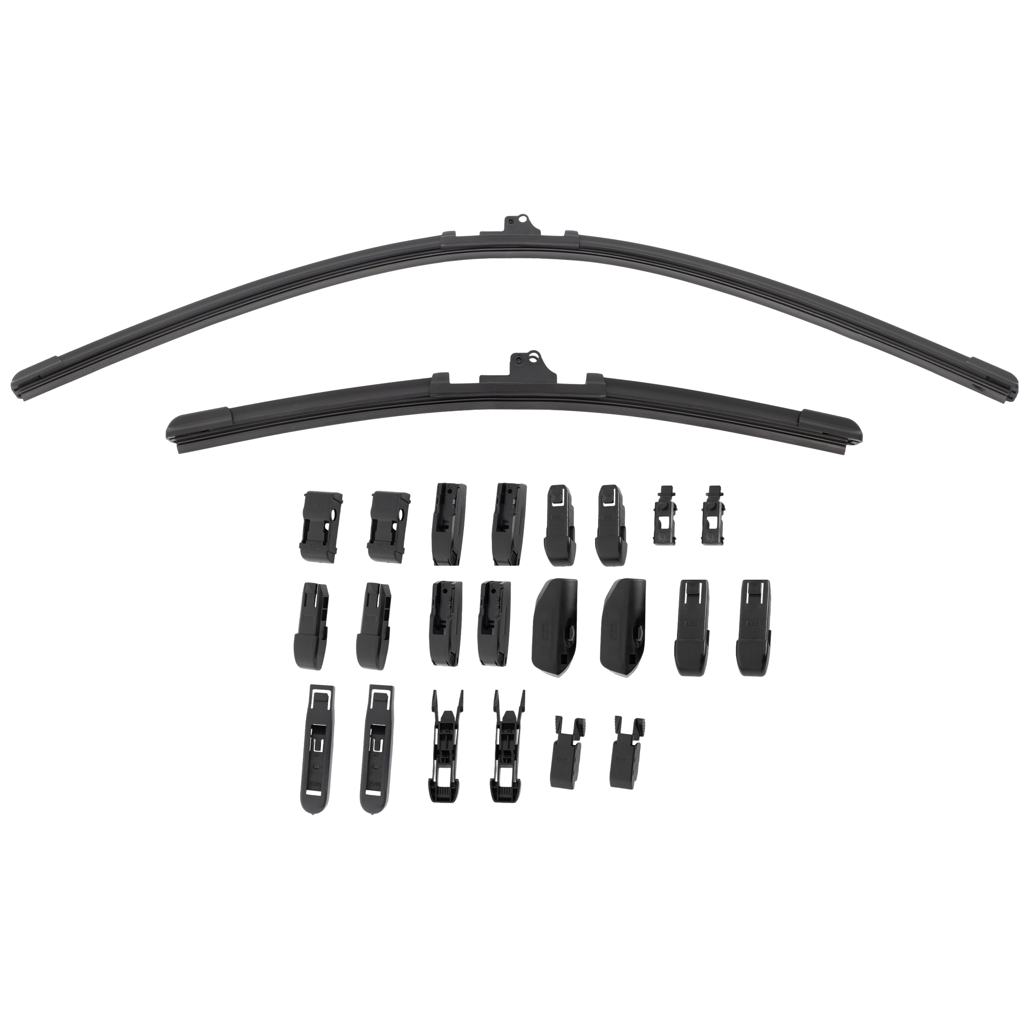 AM GOLF ALLTRACK 17-19 QX50-19-25 FRONT BEAM WIPER BLADE SET 26in. Driver Side and 18in. Passenger Side Set of 2 SKU CSB2618-2