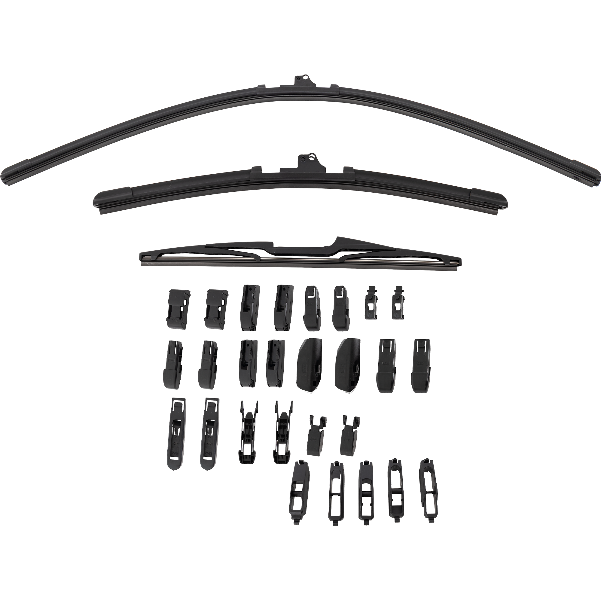 AM CIVIC 17-21 FRONT BEAM AND REAR WIPER BLADE SET 26in. Driver Side 18in. Passenger Side and 14in. Rear Conventional Blade Set of 3 SKU CSB2618RCB14-3