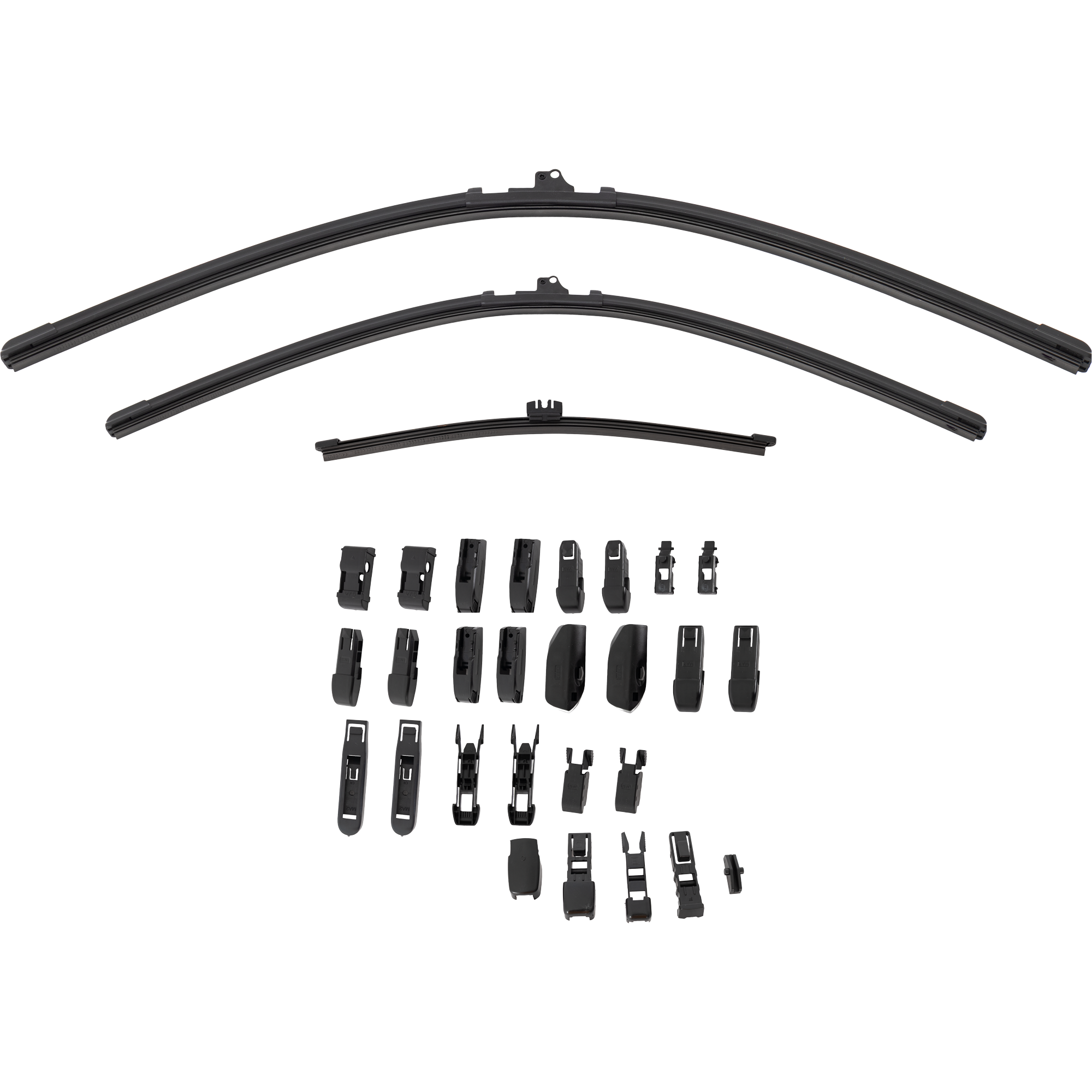 AM AVIATOR EXPLORER 20-25 FRONT BEAM AND REAR WIPER BLADE SET 26in. Driver Side 21in. Passenger Side and 11in. Rear Beam Blade Set of 3 SKU CSB2621RB11-3