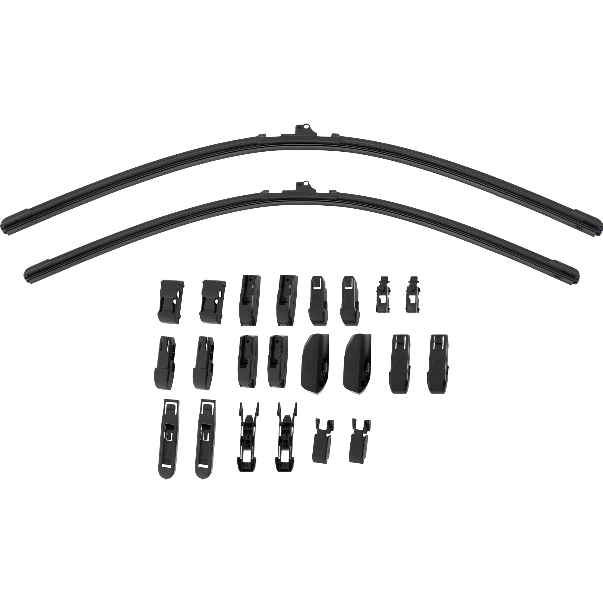 AM ECOSPORT 18-22 PILOT 16-22 FRONT BEAM WIPER BLADE SET 26in. Driver Side and 24in. Passenger Side Set of 2 SKU CSB2624-2