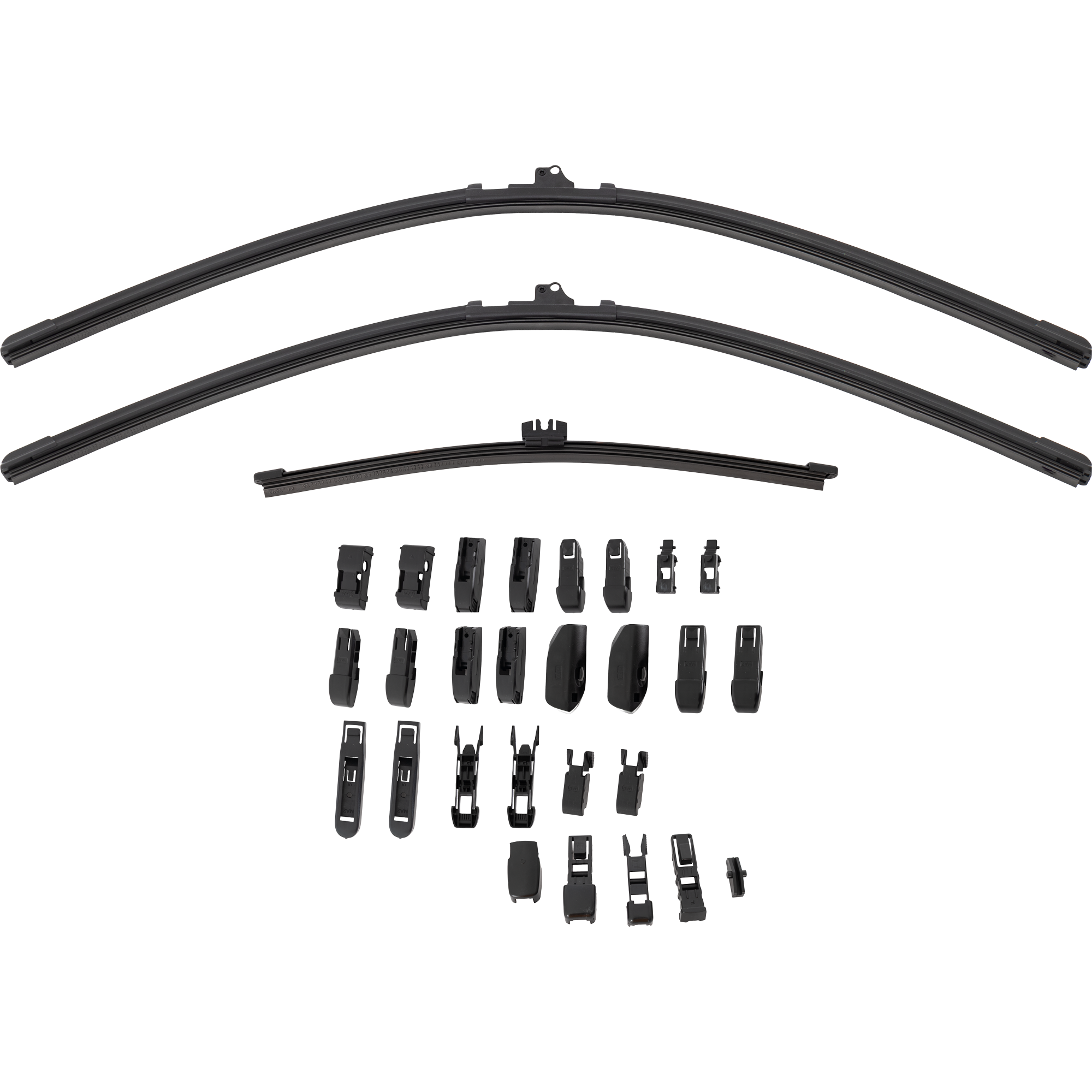 AM EDGE 15-24 FRONT BEAM AND REAR WIPER BLADE SET 28in. Driver Side 28in. Passenger Side and 15in. Rear Beam Blade Set of 3 SKU CSB2828RB15-3