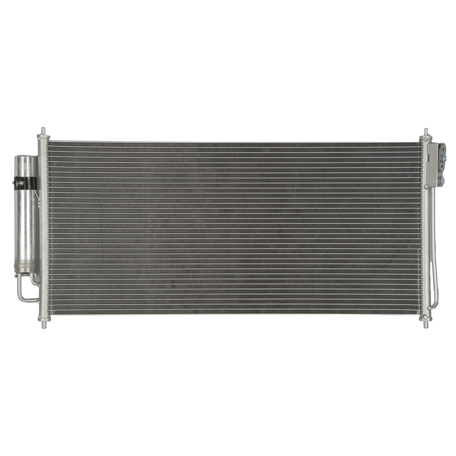 AM CSF CONDENSER ALUMINUM 25-5-8 in. L x 13-3-8 in. H block fitting inlet outlet tubes Parallel f SKU CSF10401 OEM 921005Z000-921007Y000-921008J0