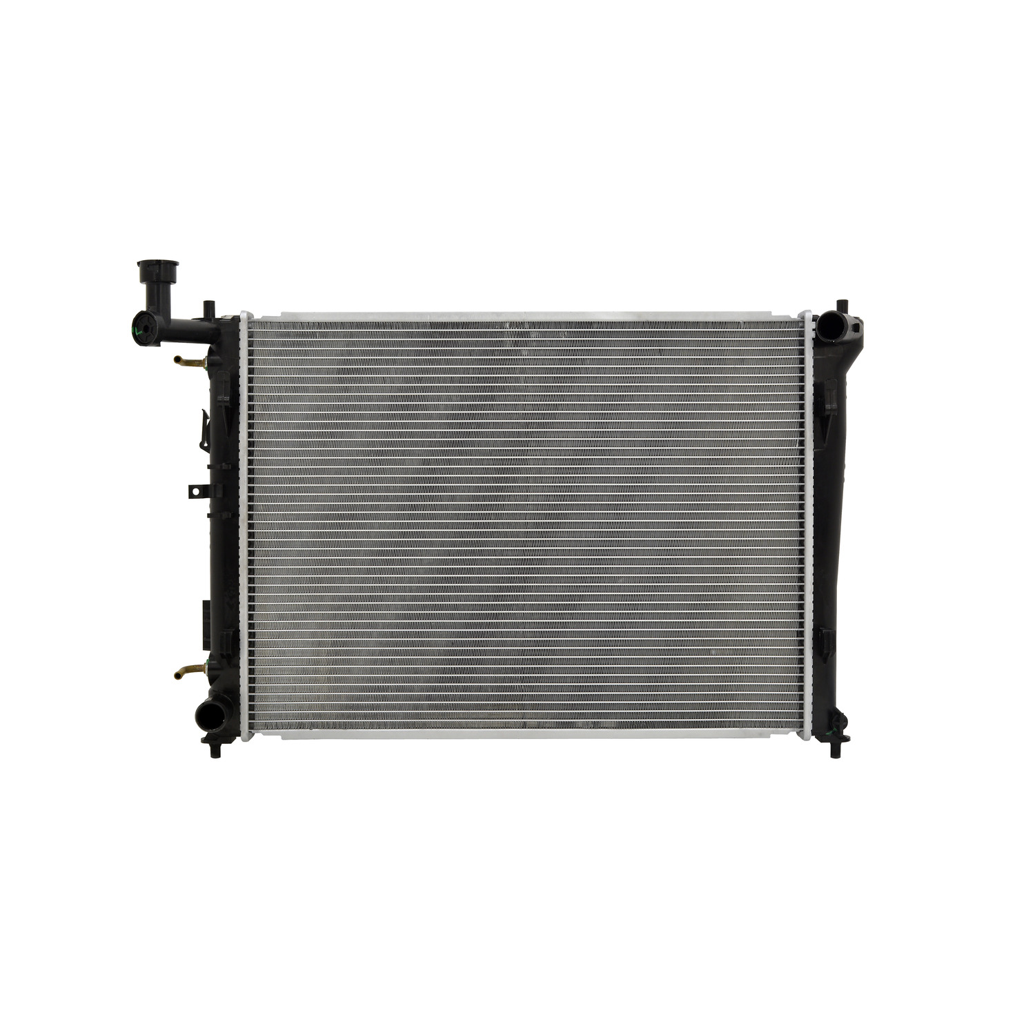 AM CSF RADIATOR ALUMINUM CORE PLASTIC TANKS 1 ROW 23-5-8 x 18 x 5-8 in. core size 18 x 1-1-2 in. SKU CSF3340 OEM 253102H000-253102H050