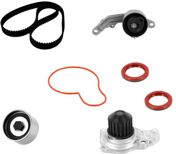 AM Engine Timing Belt Kit with Water Pump SKU CTTPP265LK2