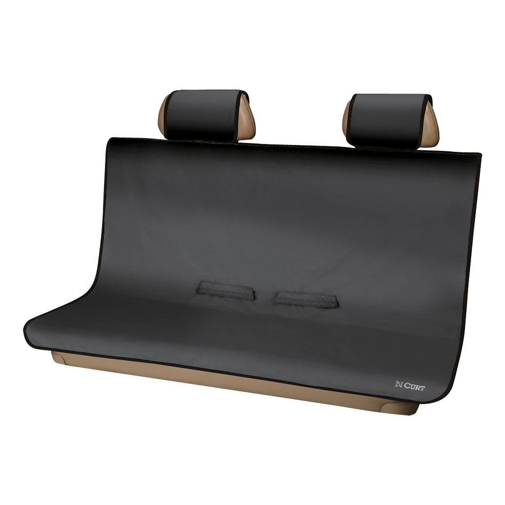 AM Seat Defender 58 x 55 Removable Waterproof Black Bench Seat Cover SKU CUR18511