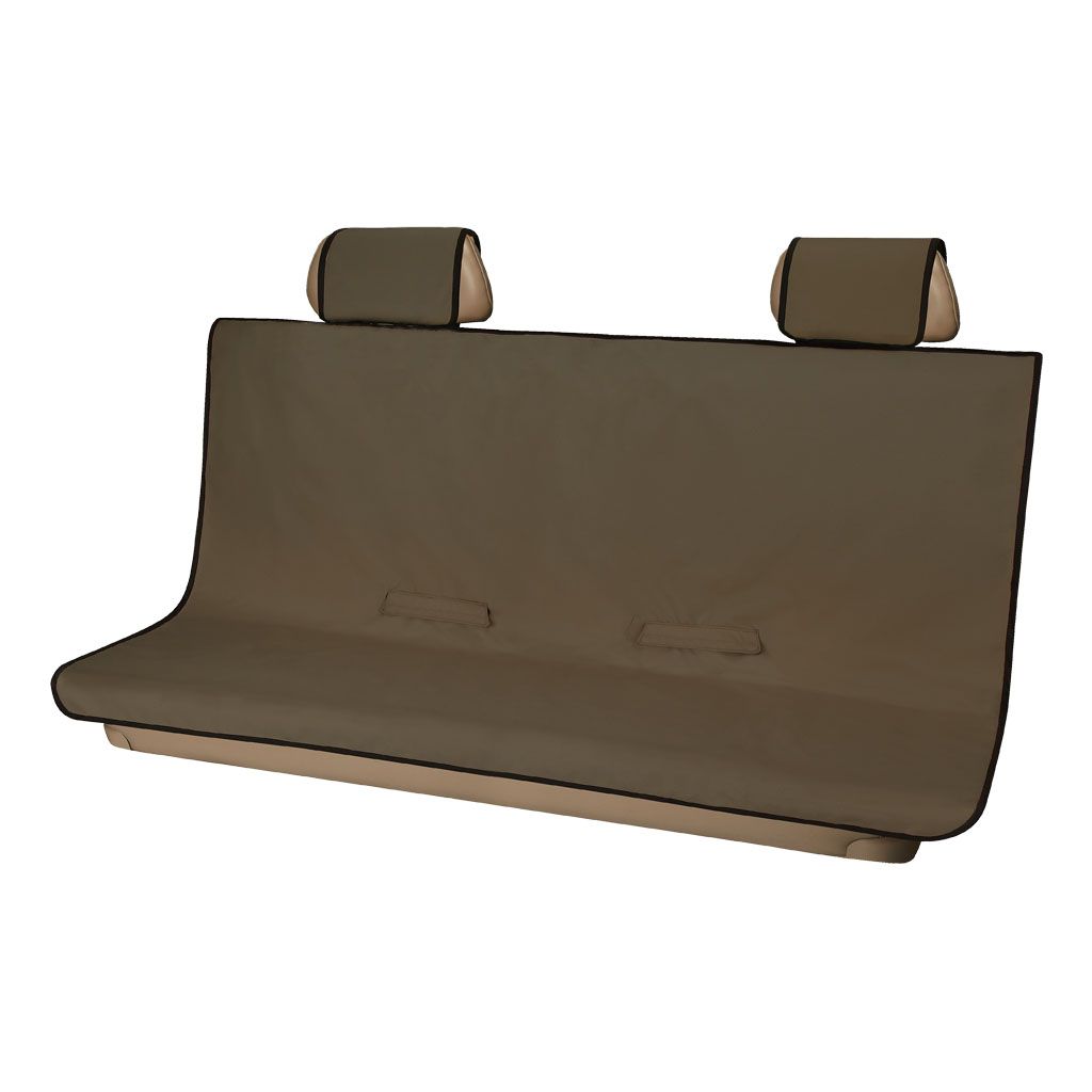 AM Seat Defender 58 x 63 Removable Waterproof Brown XL Bench Truck Seat Cover SKU CUR18522