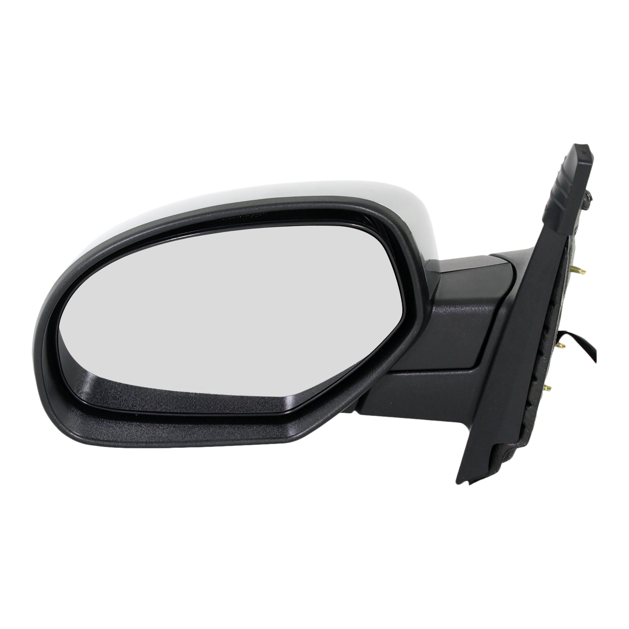 AM SILVERADO 07-13 SUBURBAN 07-14 MIRROR LH Non Towing Power Manual Folding Heated Chrome No Memory Puddle Light and Signal Light SKU CV104EL Partslink GM1320340 GM1320469 OEM 25776087 PFM